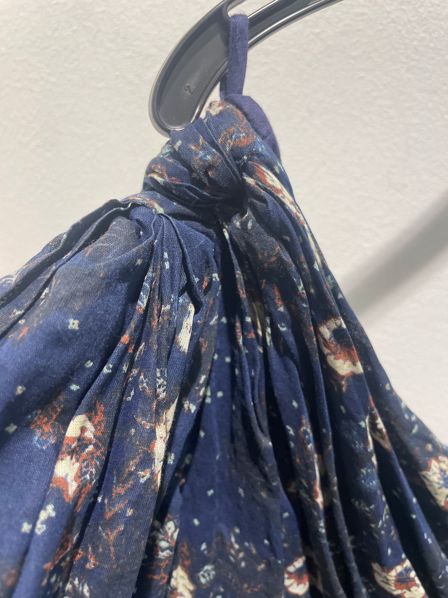 Marant Étoile Esther One-Shoulder Floral Mini Dress – Navy Blue - EU36