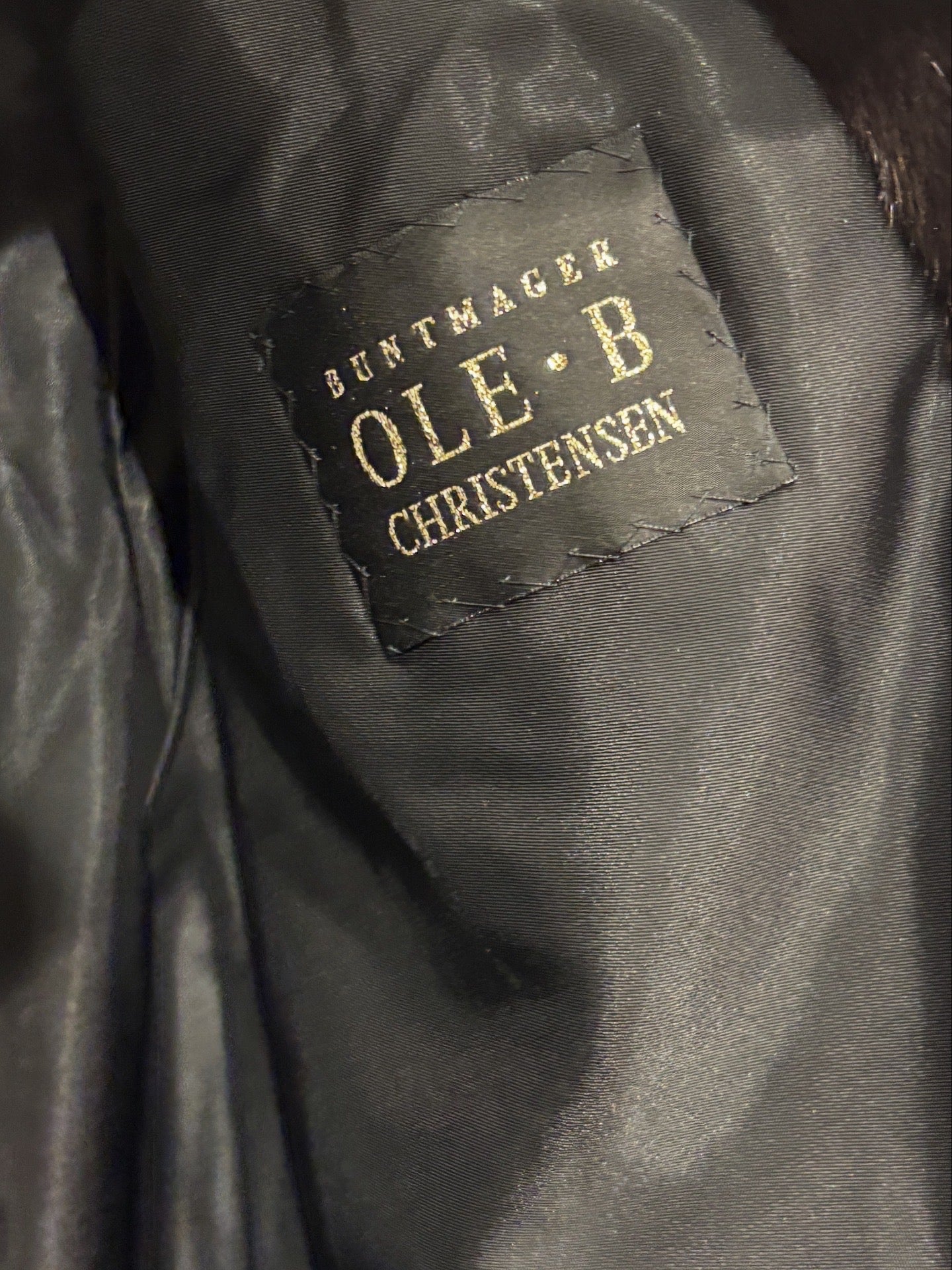 Furrier Ole B. Christensen Fur Coat - Mink - Size S-L