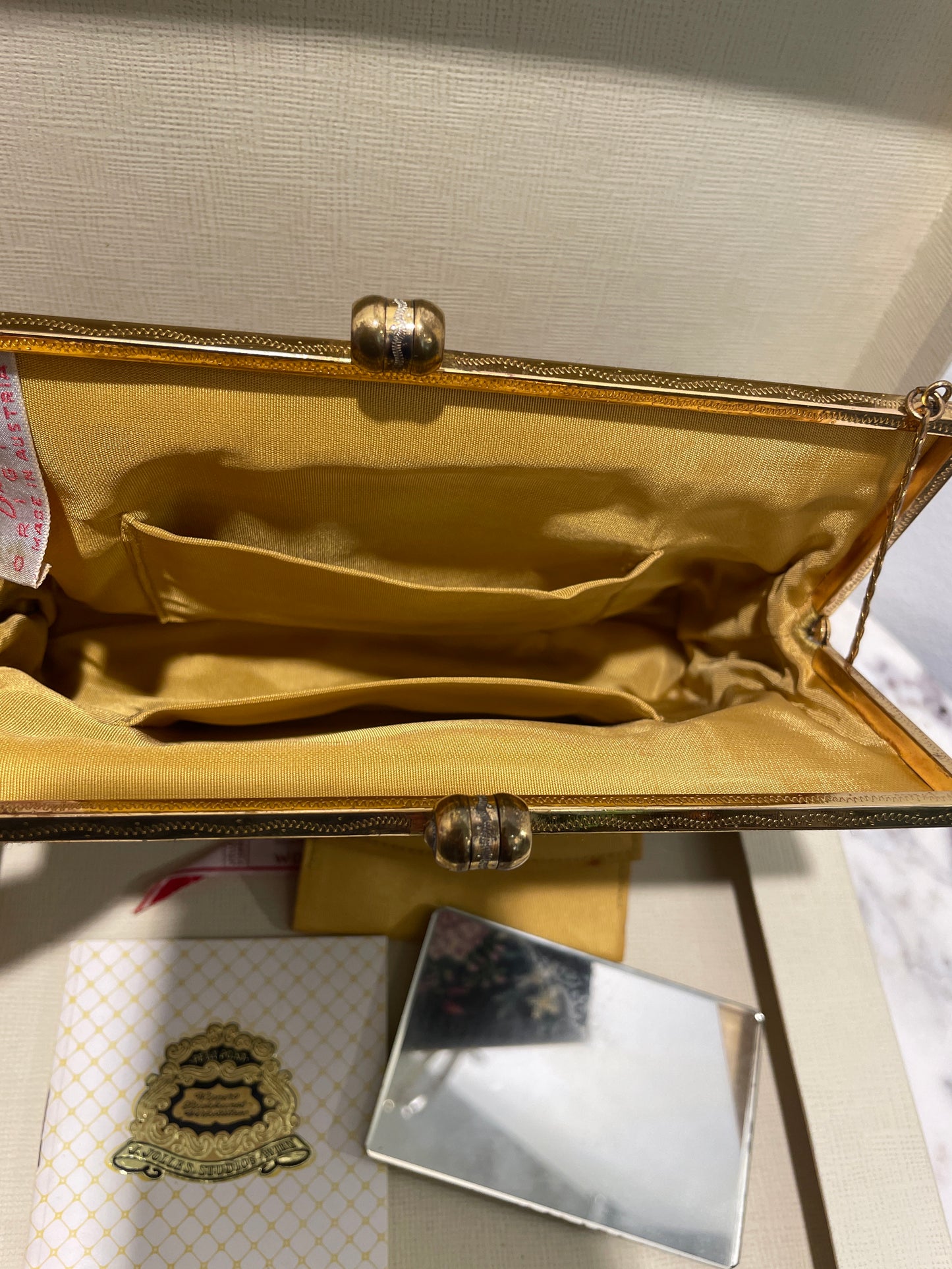 Antique J. Jolles Studios Vienna Petit Point Evening Bag – Complete with Original Box