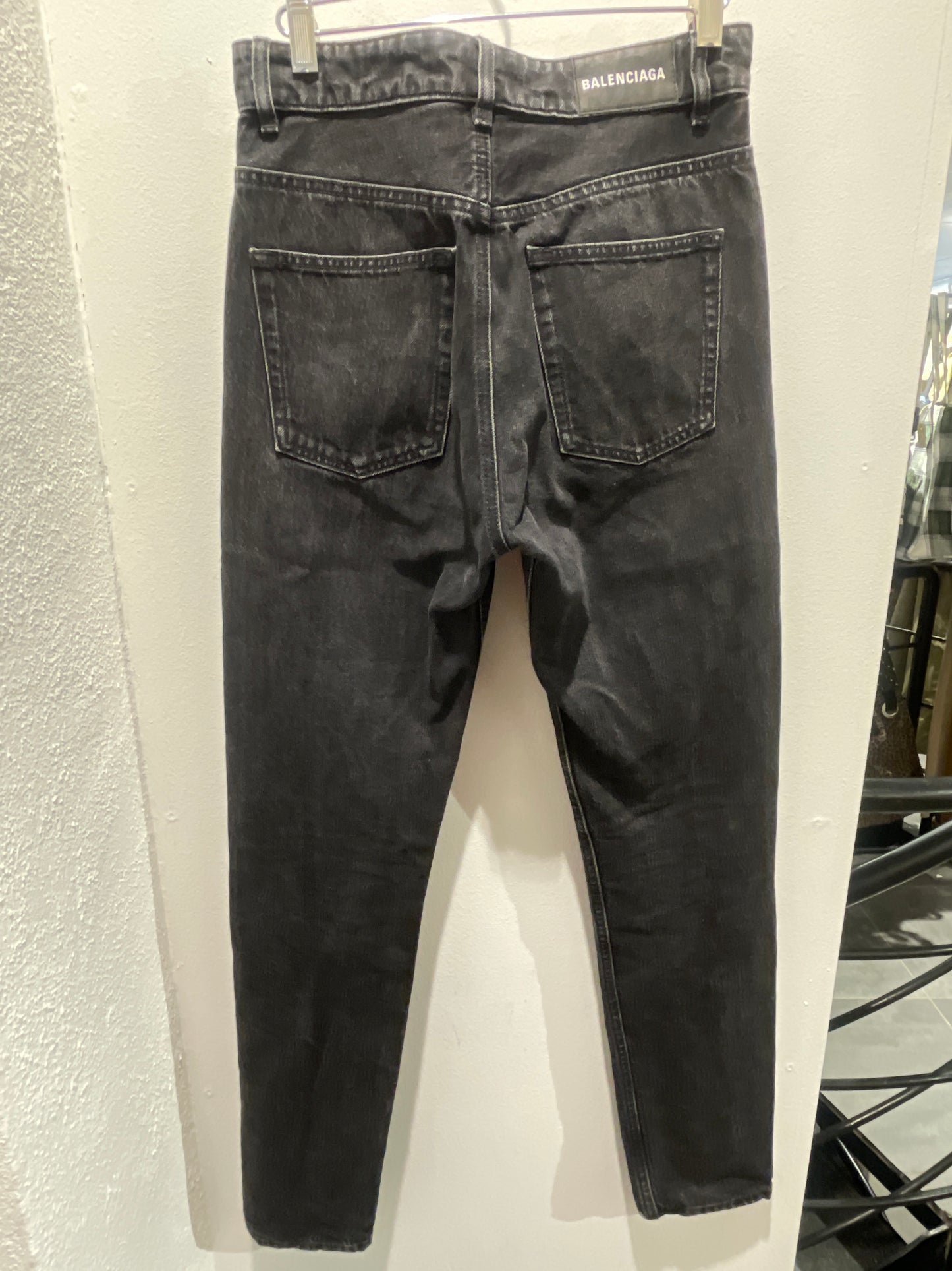 Balenciaga - Jeans - Black Denim - Medinas Wardrobe - 27"