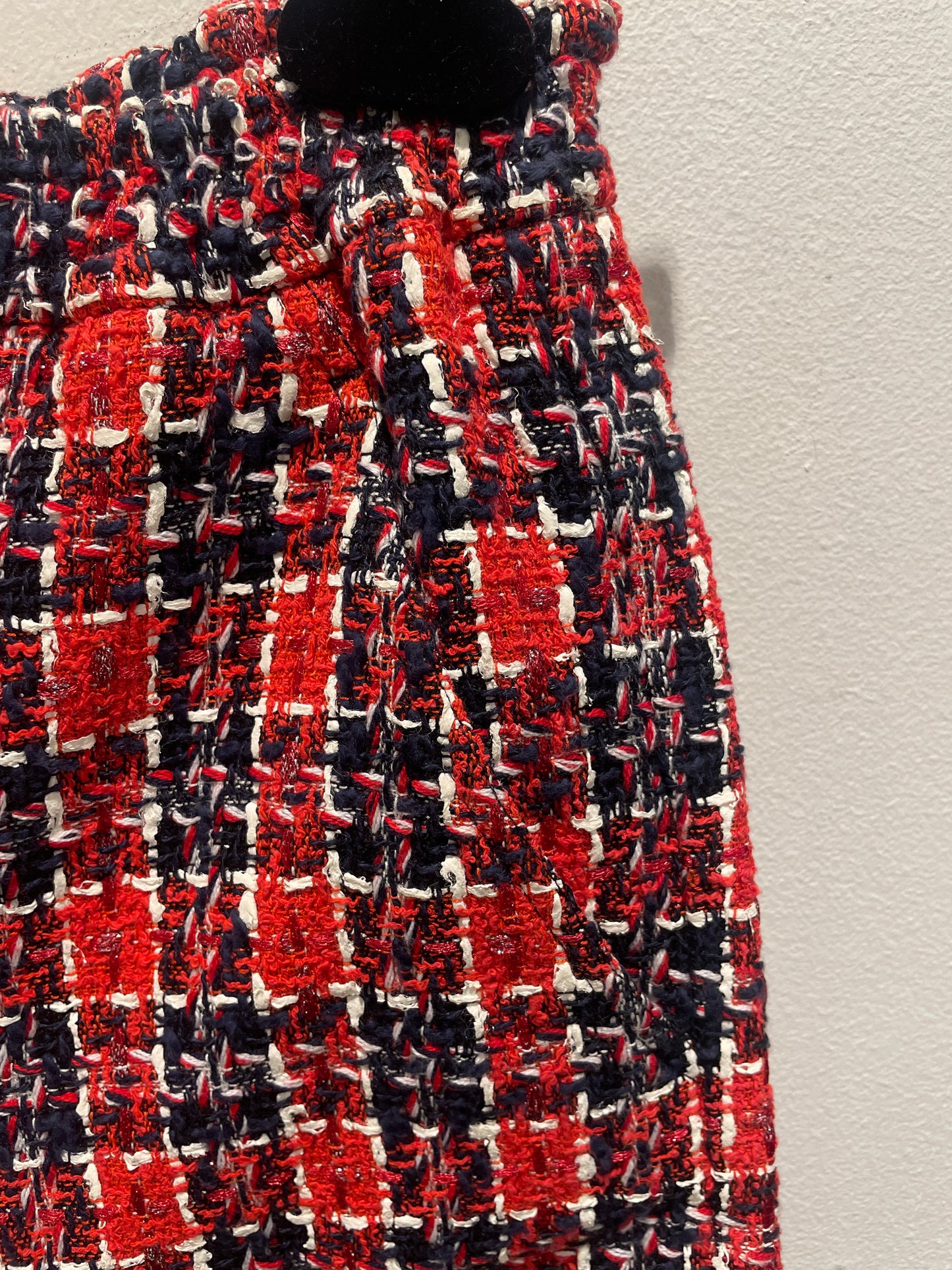 Gucci - Bouclé / tweed shorts - blue / red - S/M - Medinas Wardrobe