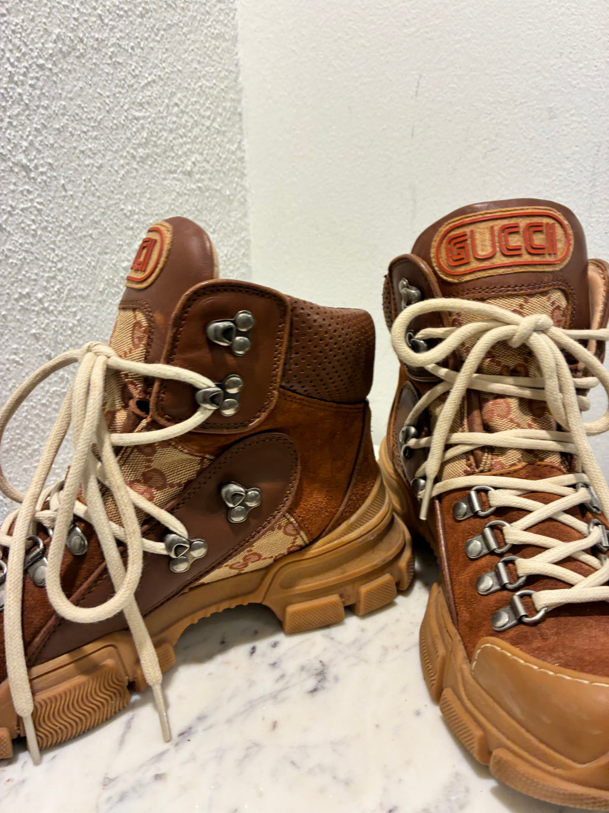 Gucci Boots – Brown with Chunky Soles - 39
