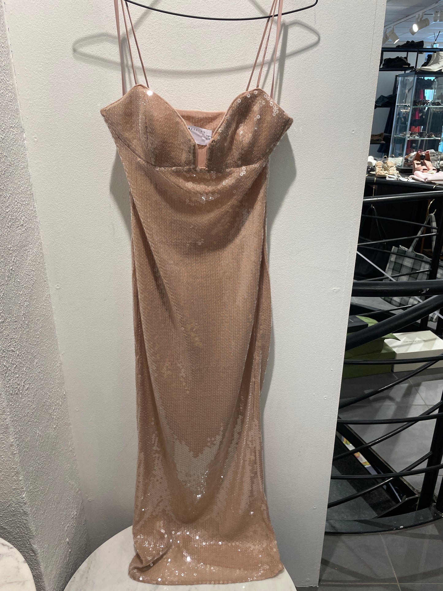 ASOS Long Sequin Dress - EU36. -Medinas Wardrobe