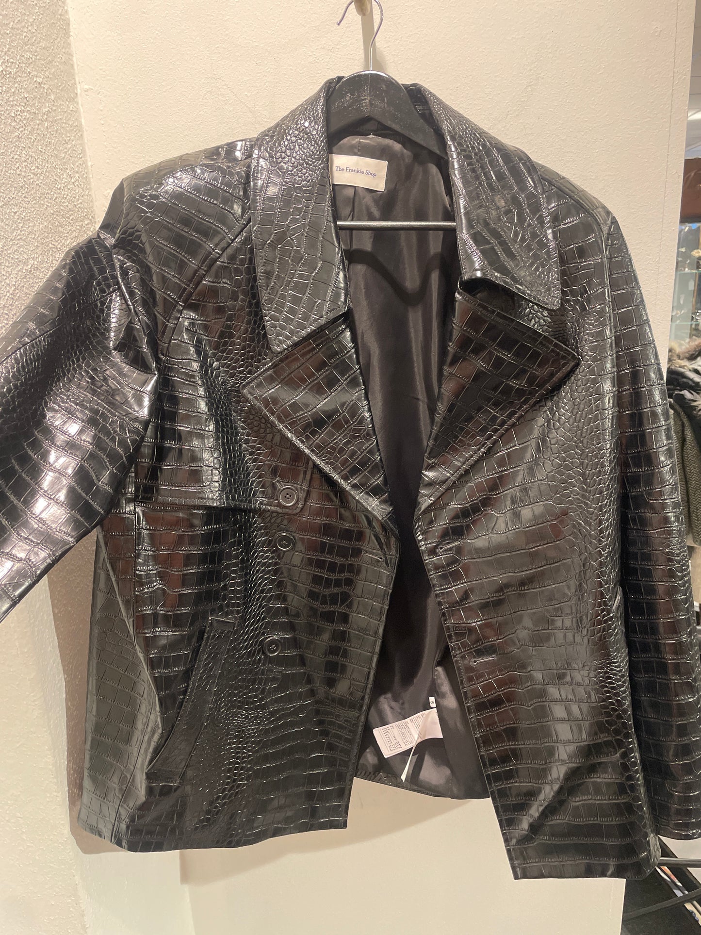 The Frankie Shop - Oversized Croco Blazer - Medinas Wardrobe - S