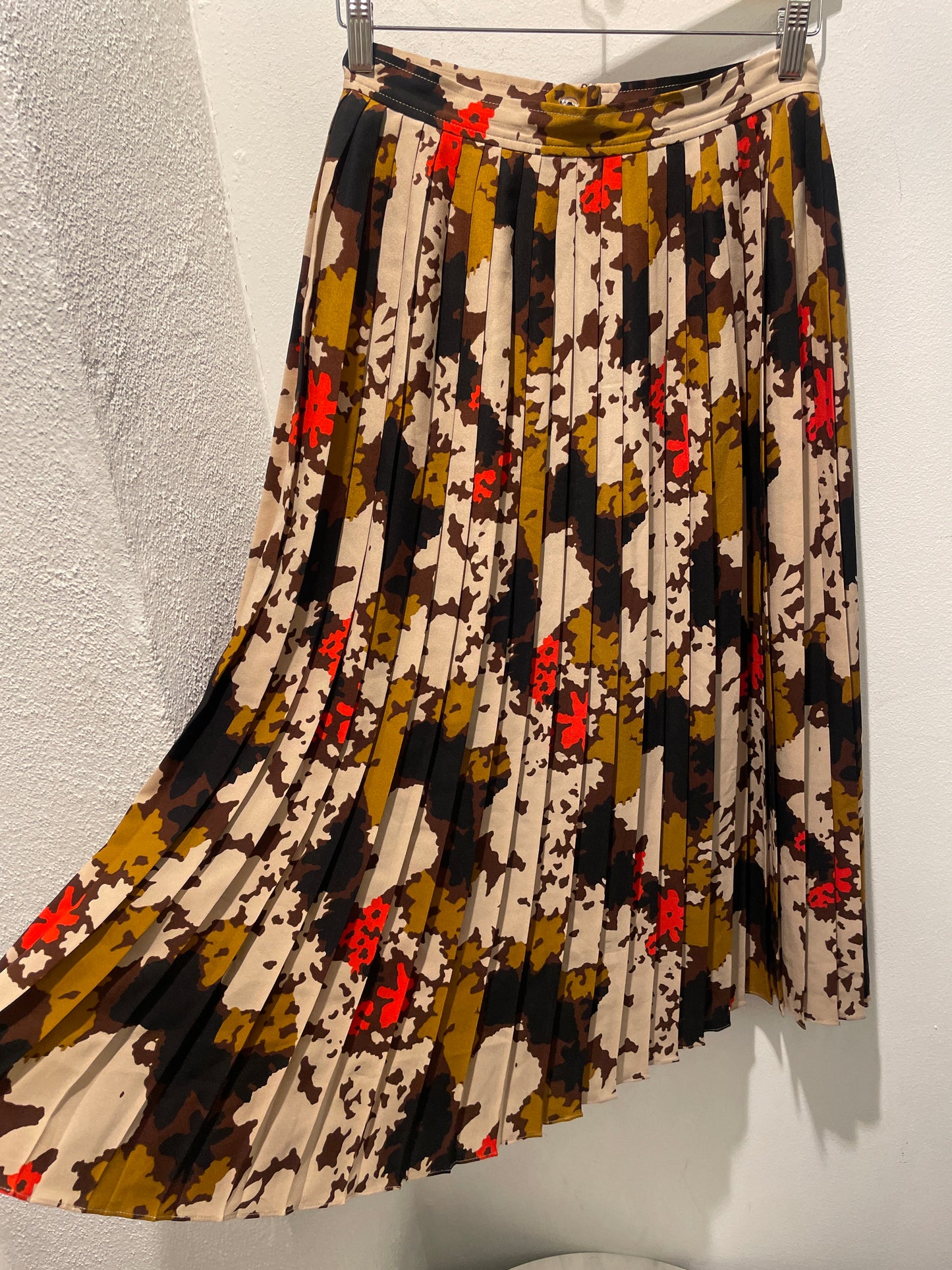 Julie Fagerholt Heartmade Pleated Graphic Print Maxi Skirt - EU34 /XS/S