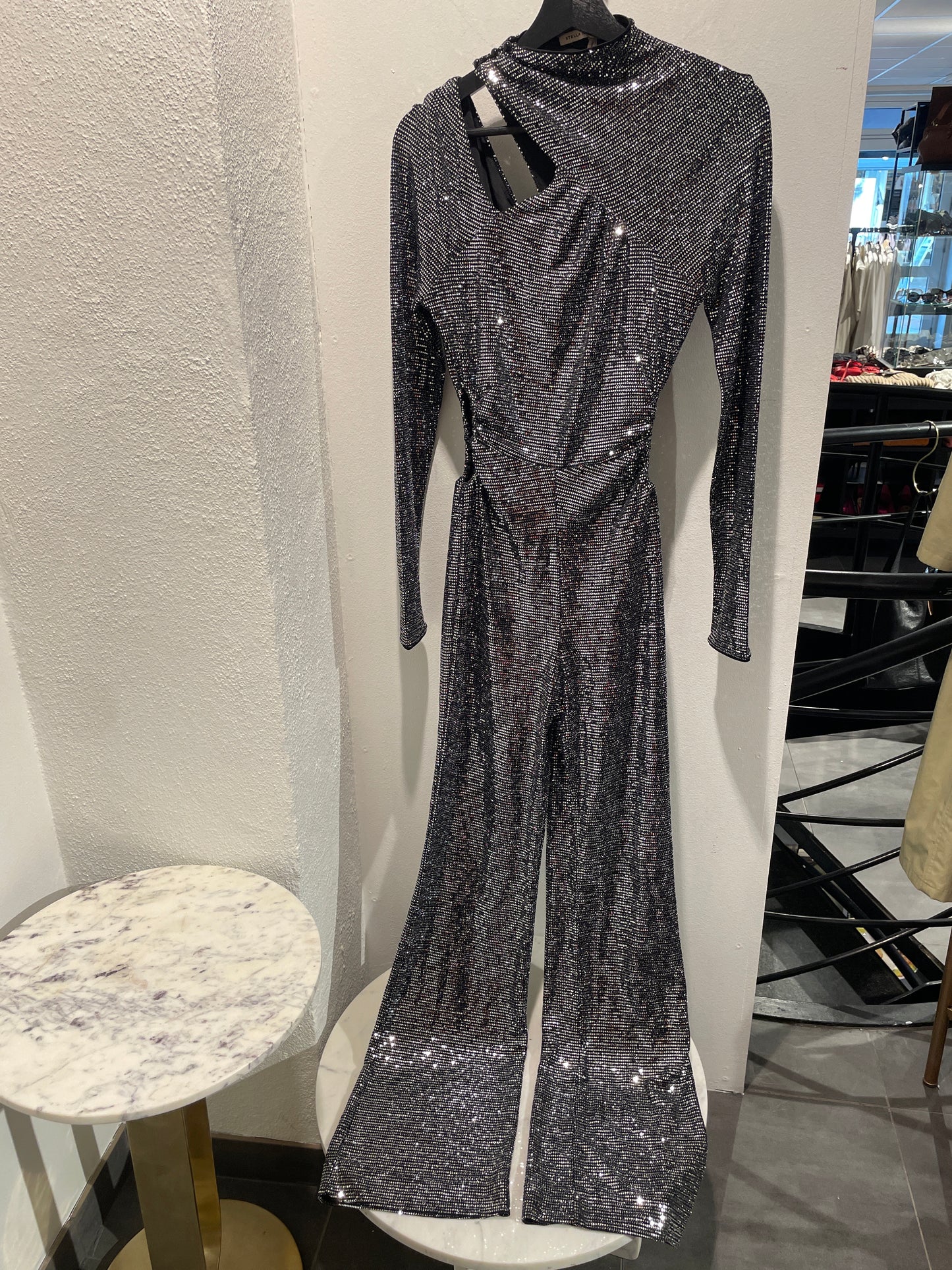 Stella Nova - Jumpsuit - Silver fractures - S - Medinas Wardrobe