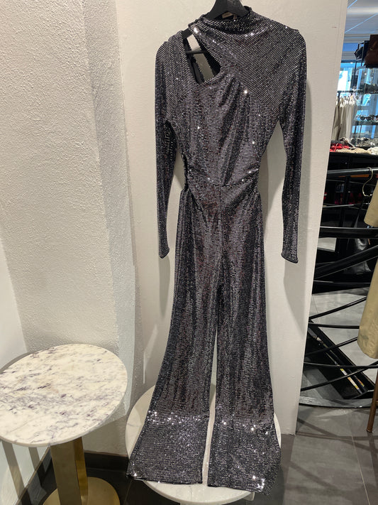 Stella Nova - Jumpsuit - Silver fractures - S - Medinas Wardrobe
