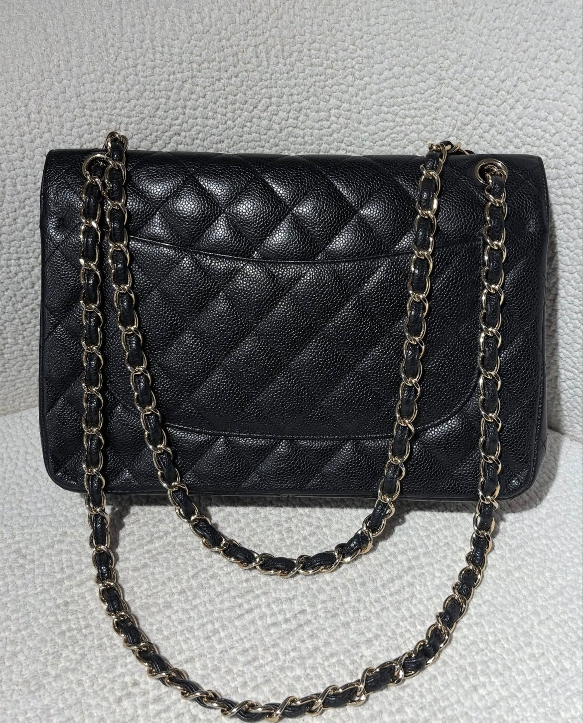 Chanel Classic Caviar Flap Bag Jumbo/large