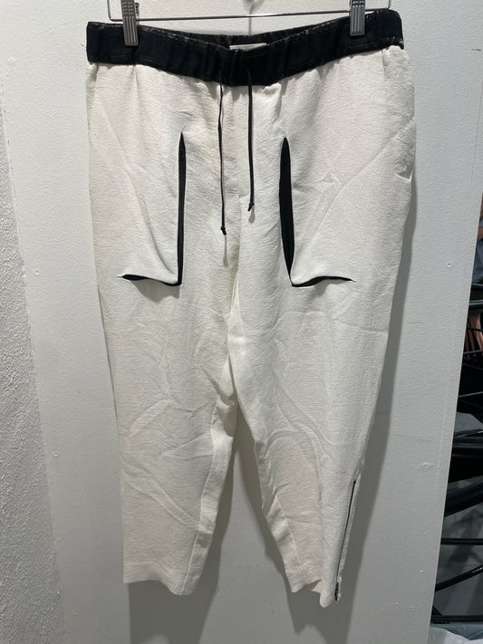 Helmut Lang Utility Pants – White & Black - XS/S