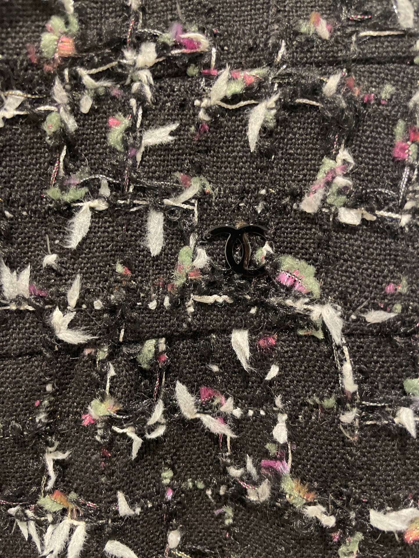 Chanel Skirt – Black with wool, mohair & silk - EU38