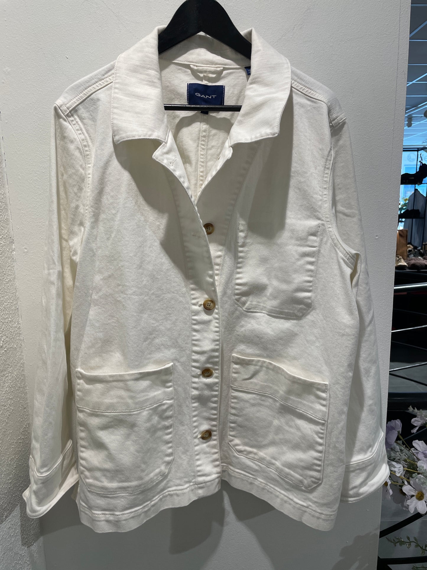 Gant - White denim jacket  - XL
