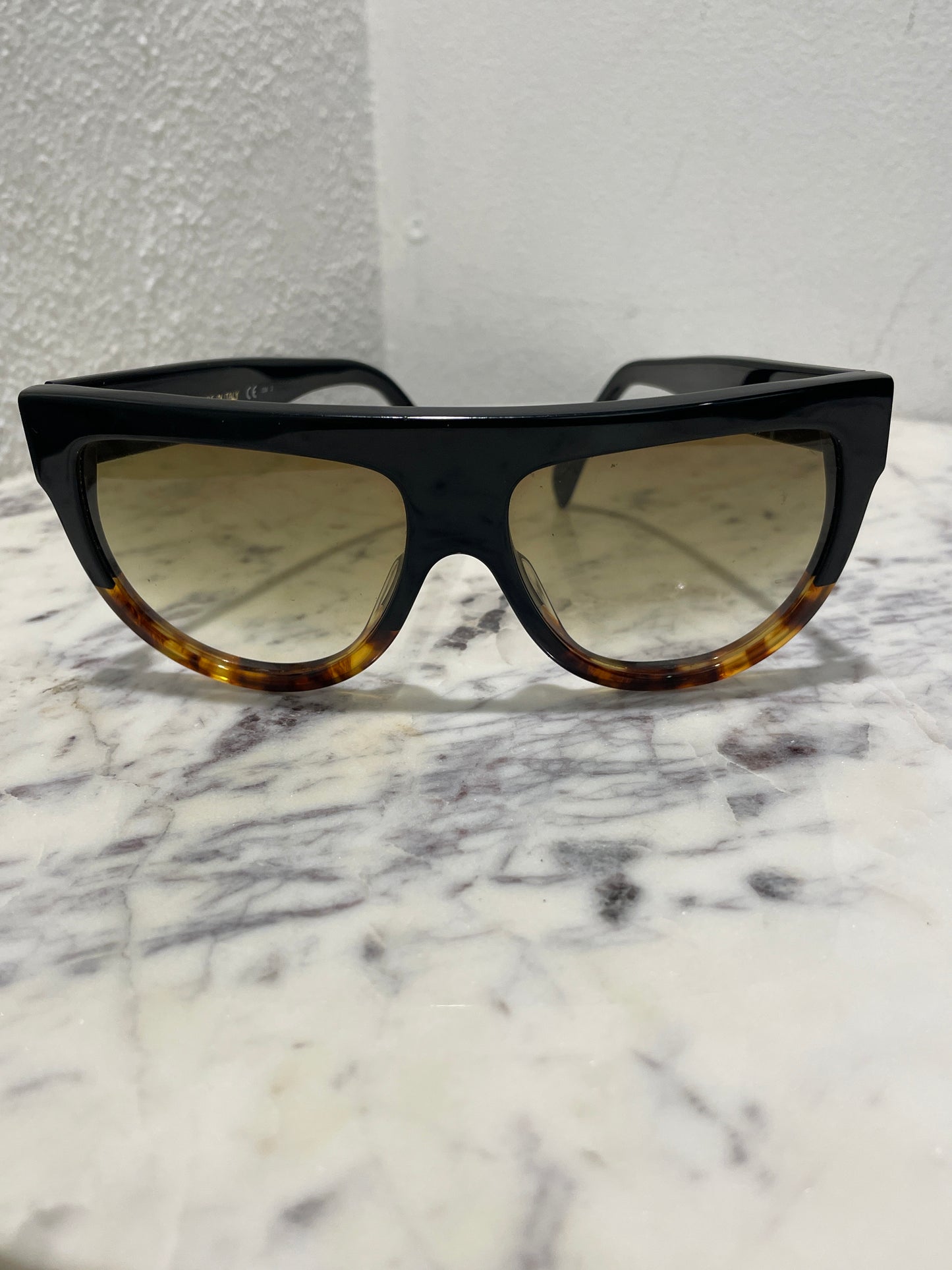 Celine Shadow Sunglasses – One Size / Black Tortoise