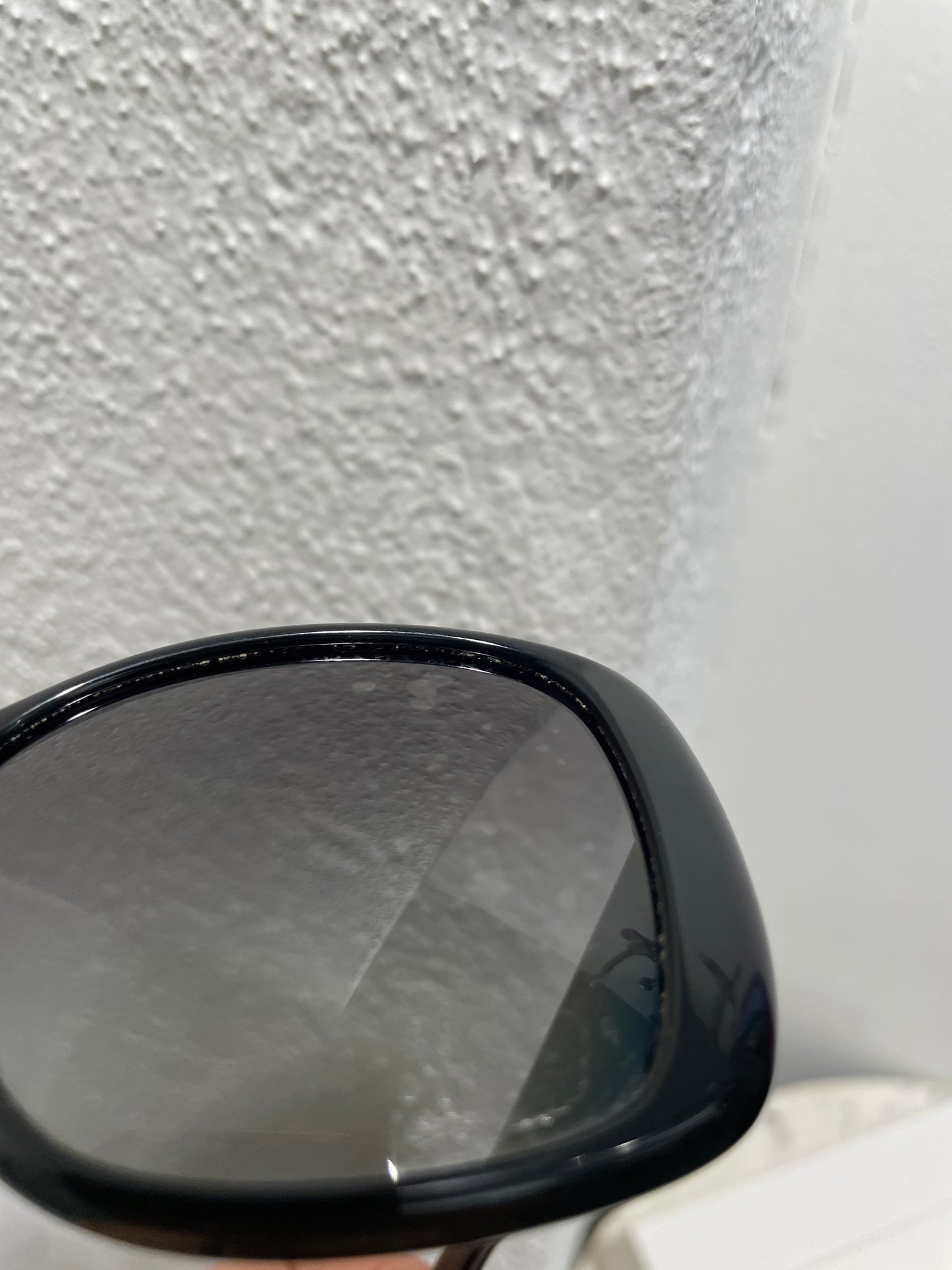 Prada Triangle Logo Sunglasses – One Size / Black