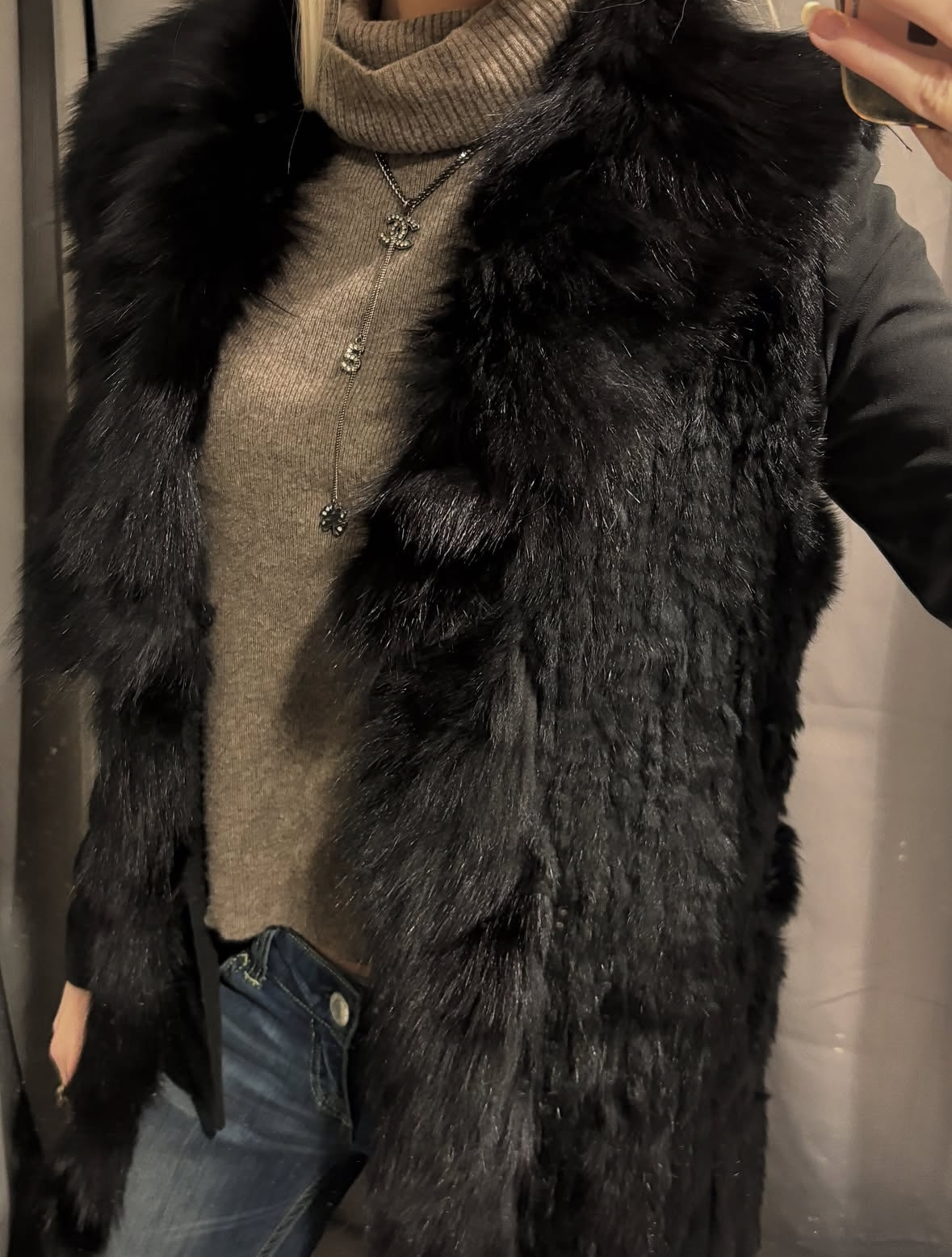 Catch Me Fur Vest - Rabbit & Fox - Size S-L