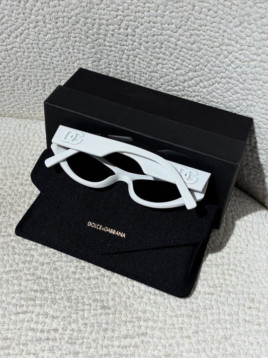 Dolce & Gabbana Sunglasses - White with Logo