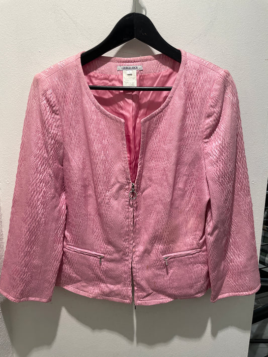 Georges Rech – Exclusive Pink Textured Jacket - EU40