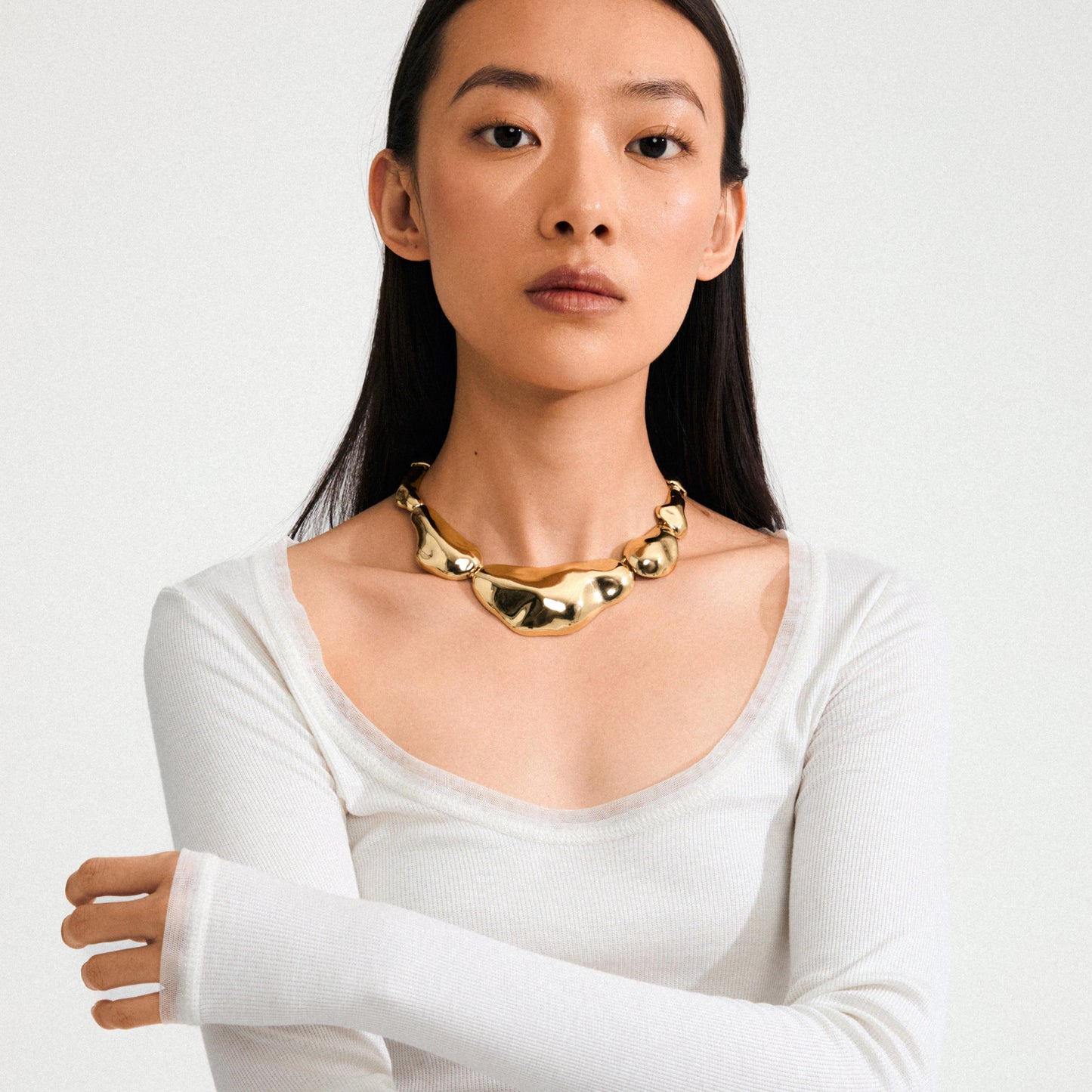 Pilgrim - Necklace - Gold Drop - Medinas Wardrobe
