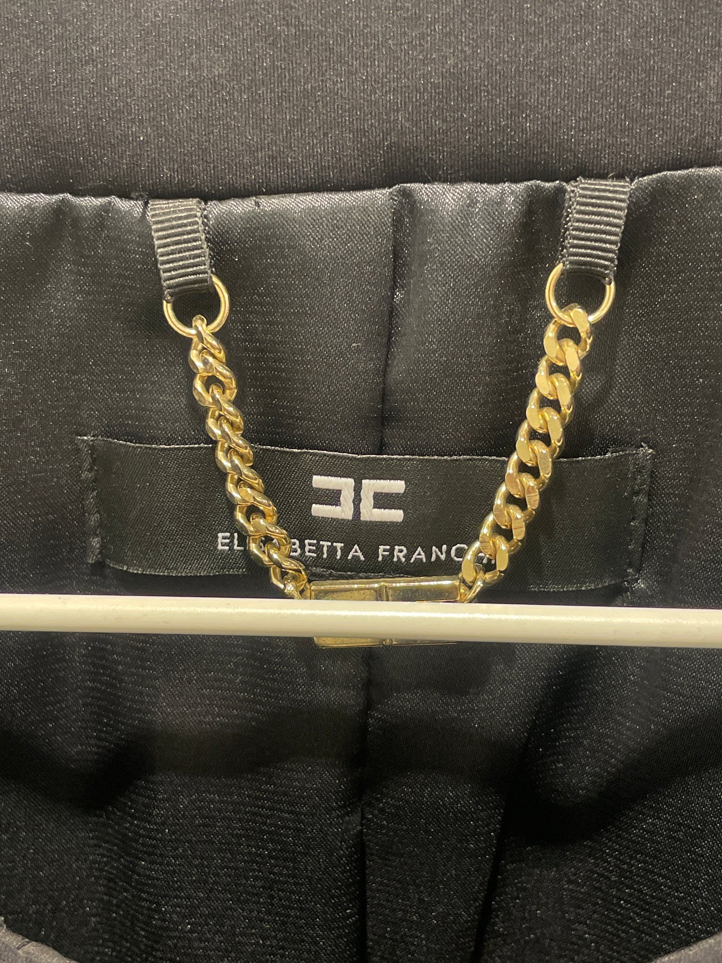 Elisabetta Franchi - leather jacket - S
