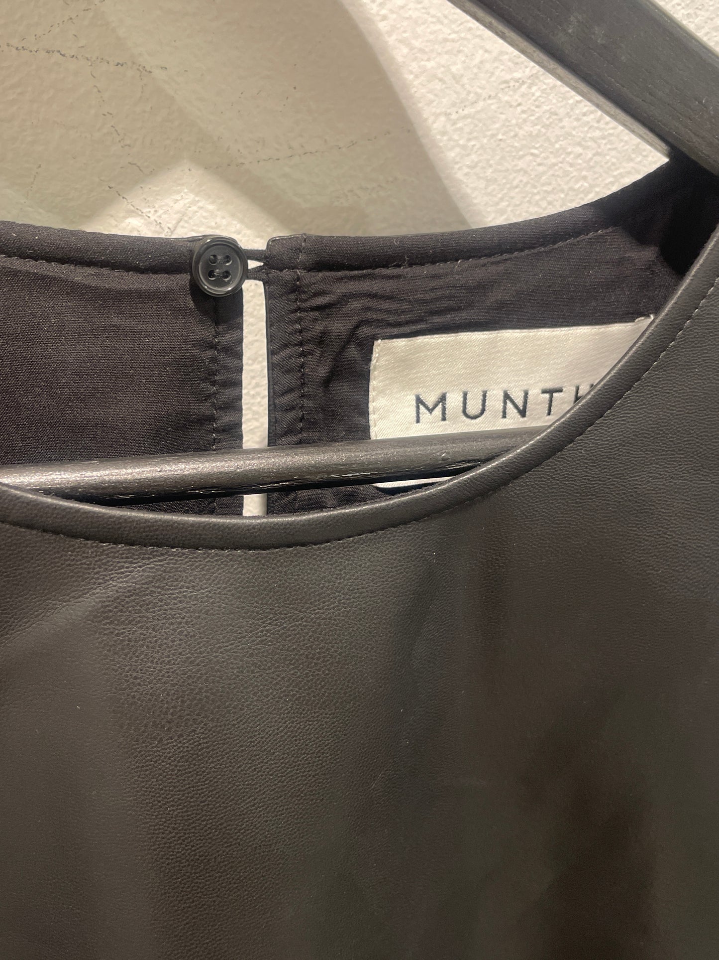 Munthe - Vegan leather dress  - Medinas Wardrobe -  S/M