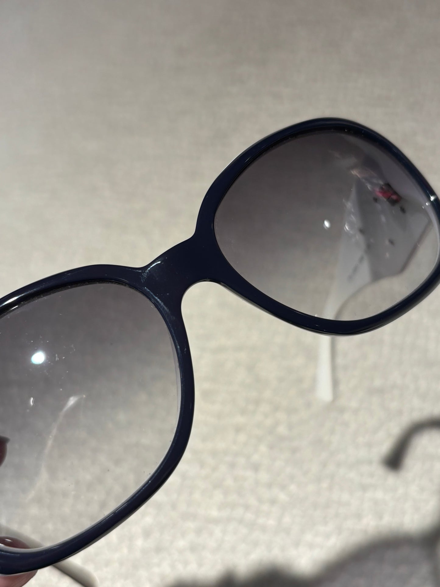 Chanel Sunglasses - Dark Blue w. Camelias