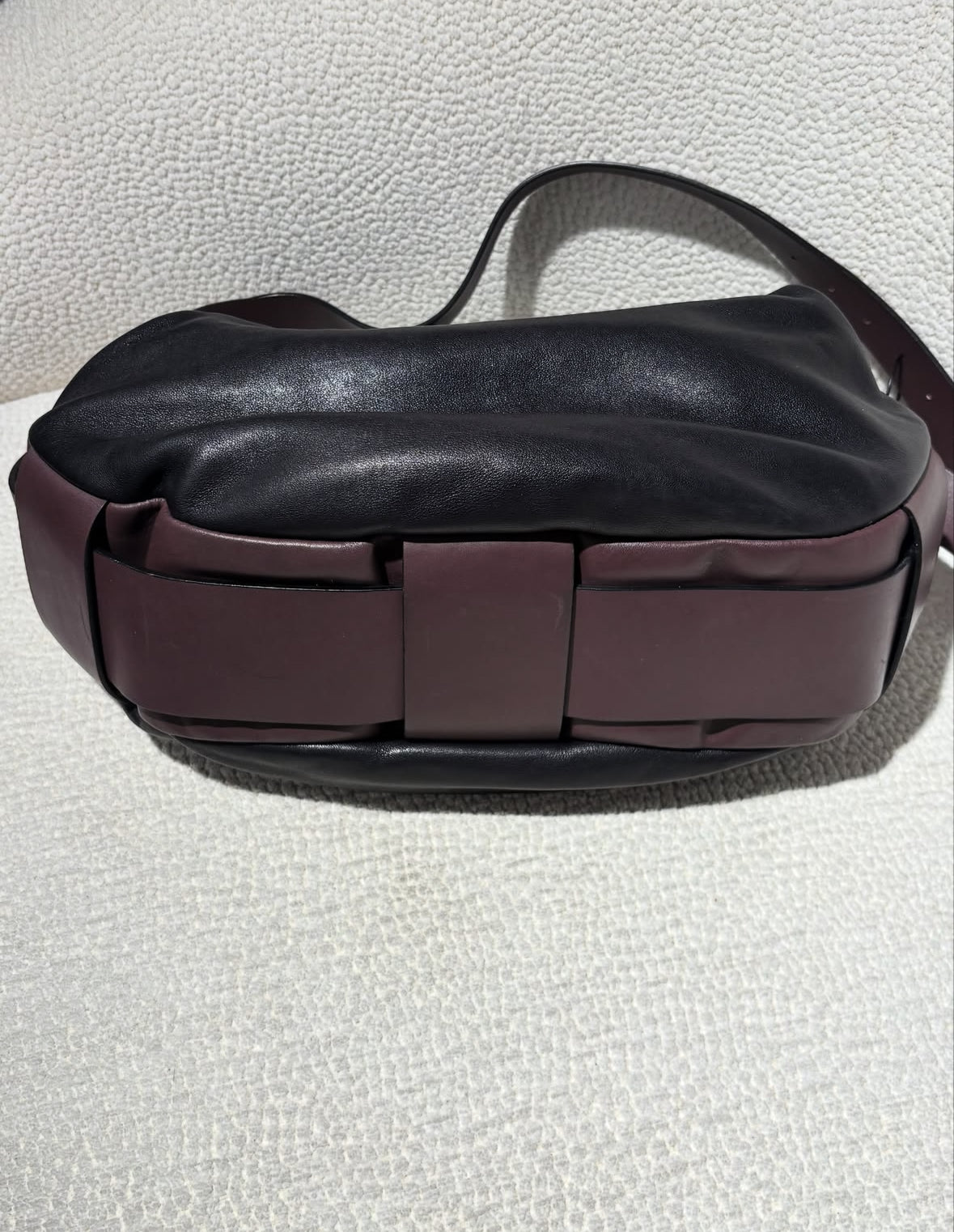 Marni Bag - Black & Burgundy Leather