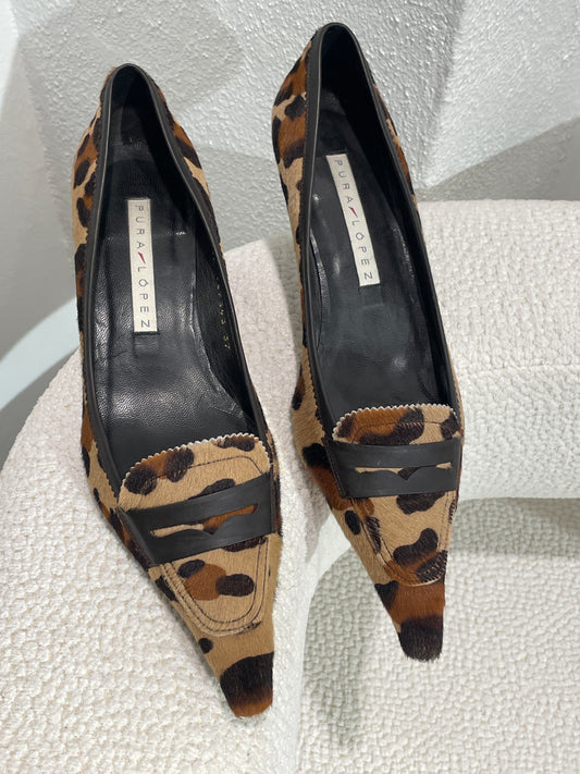 Pura Lopez  – Ponyhair Leo heels - 37