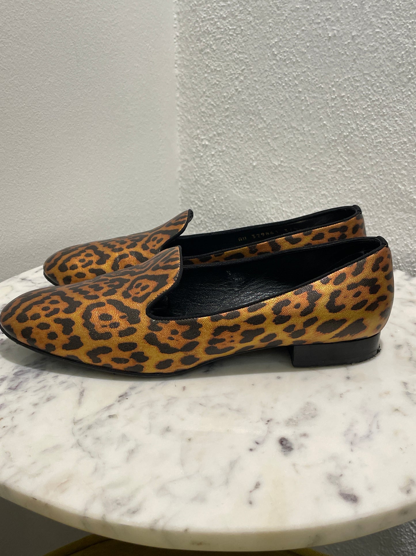 Saint Laurent Le Loafer – Leopard Print Smooth Shiny Leather - 37,5