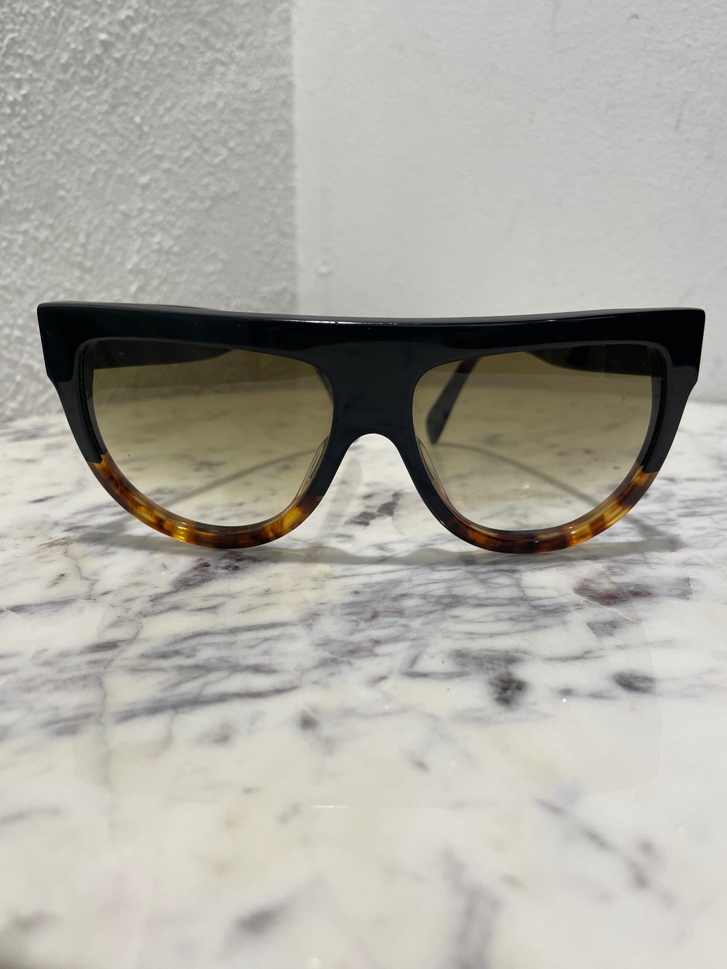 Celine Shadow Sunglasses – One Size / Black Tortoise