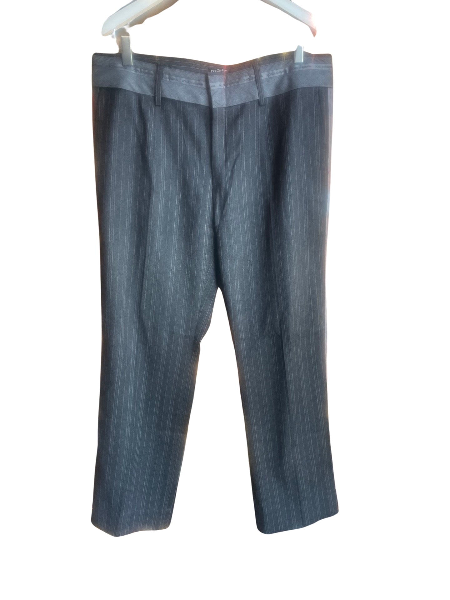 Dolce & Gabbana - Tailored pinstripe virgin wool bukser - Vintage for HIM