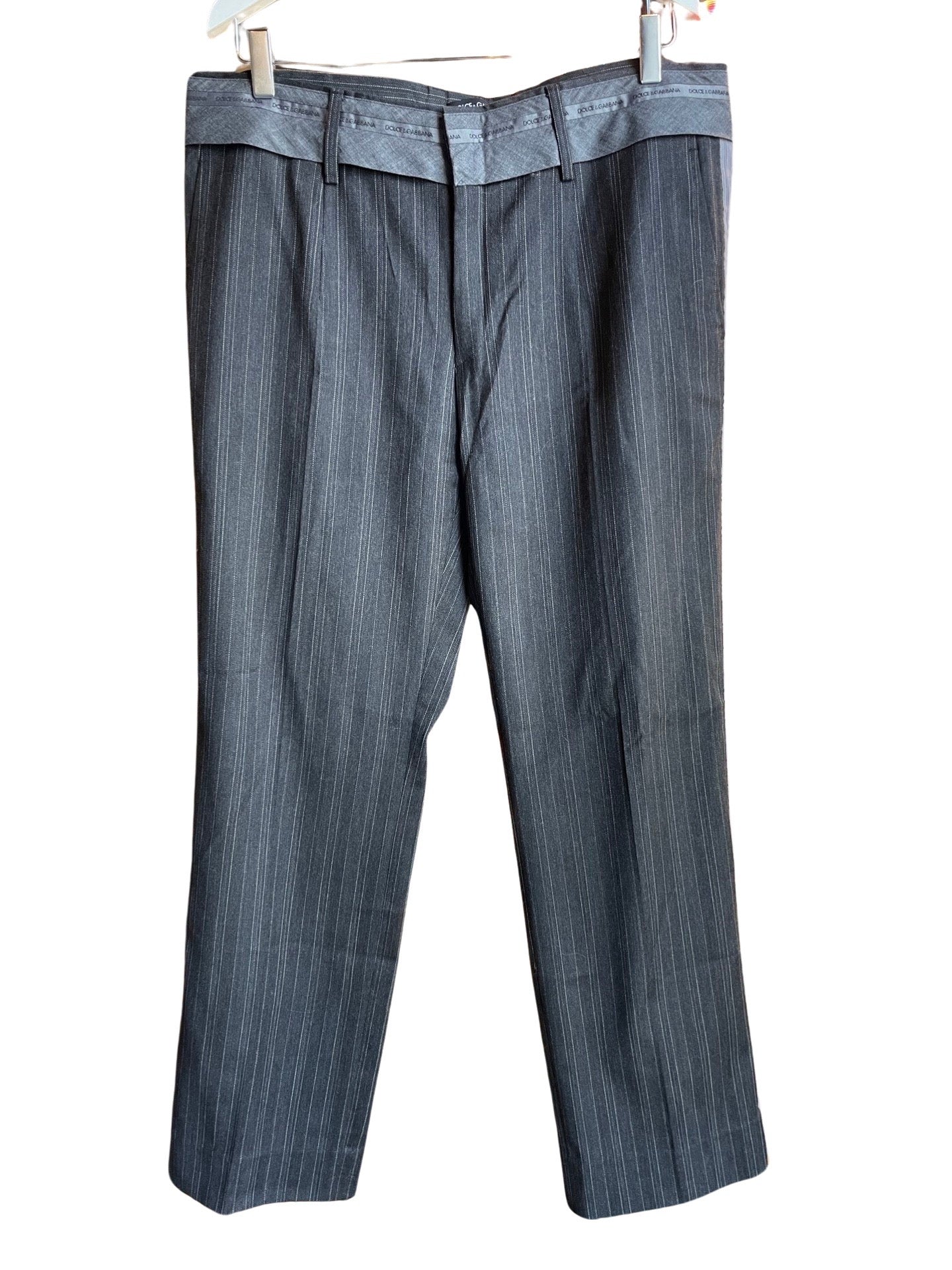 Dolce & Gabbana - Tailored pinstripe virgin wool bukser - Vintage for HIM