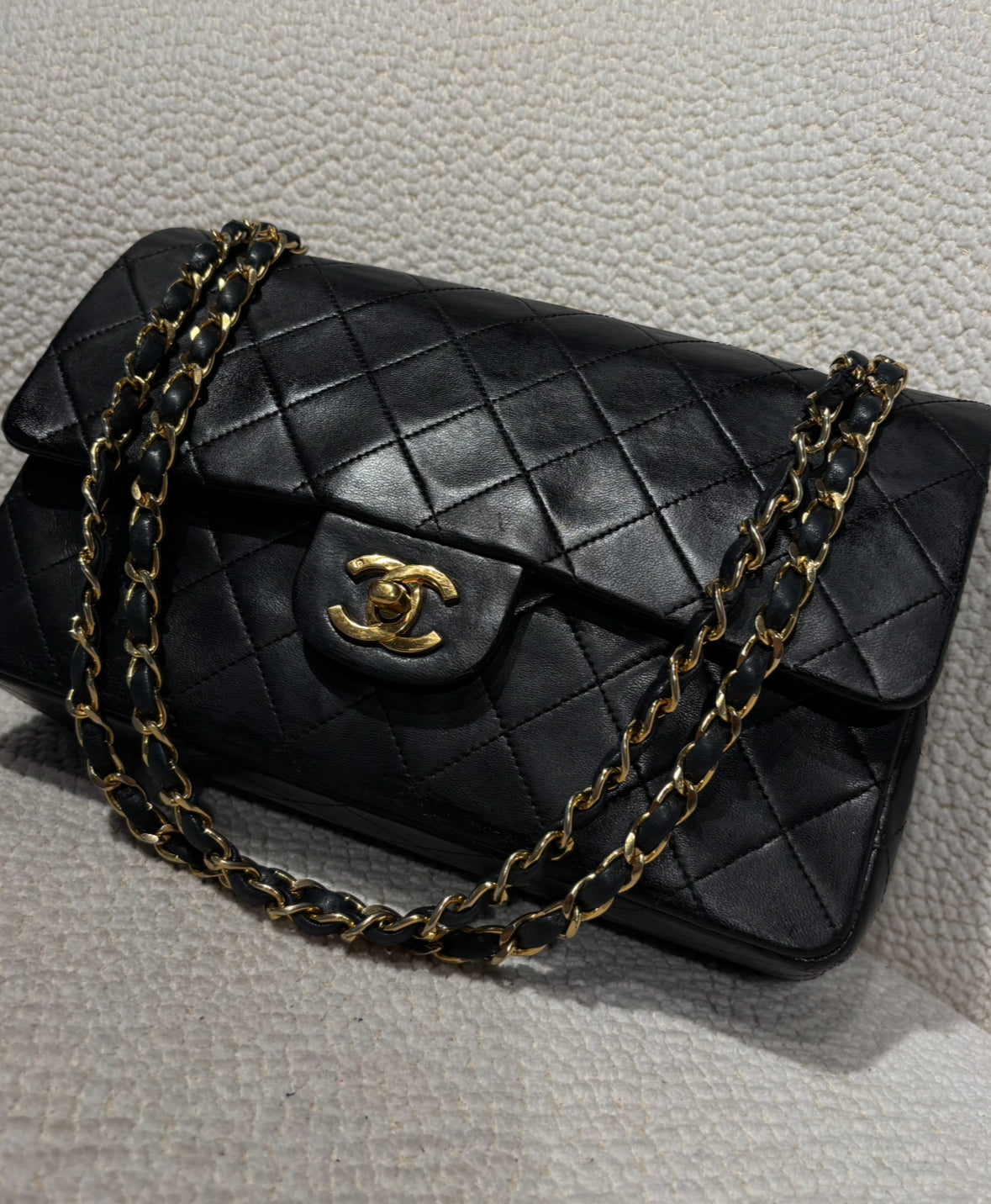 Vintage Chanel Classic Flap Bag - Medium - 24k Hardware