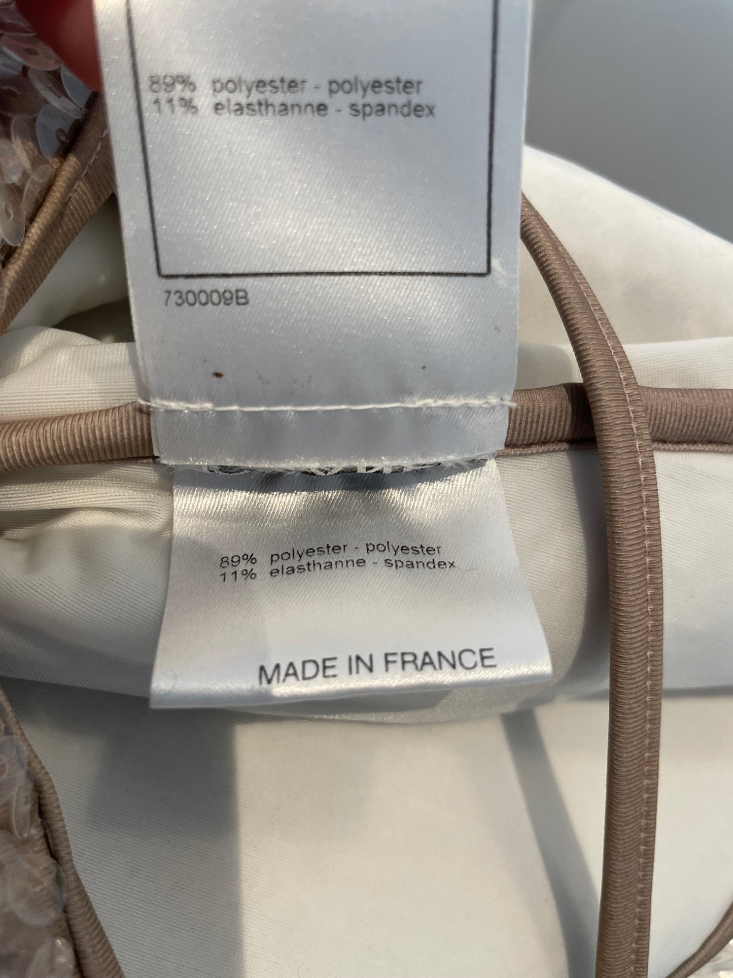 Chanel - paillet top - old pink