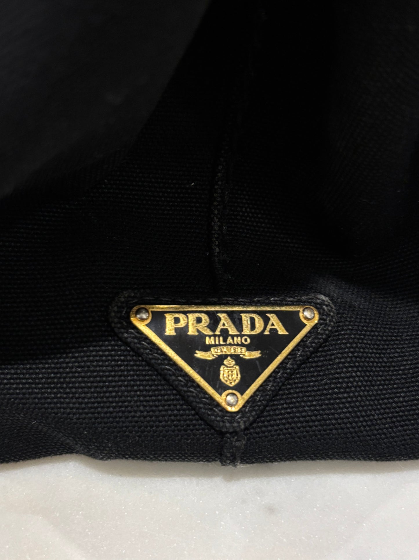 Prada - Canapa Tote - Black Canvas