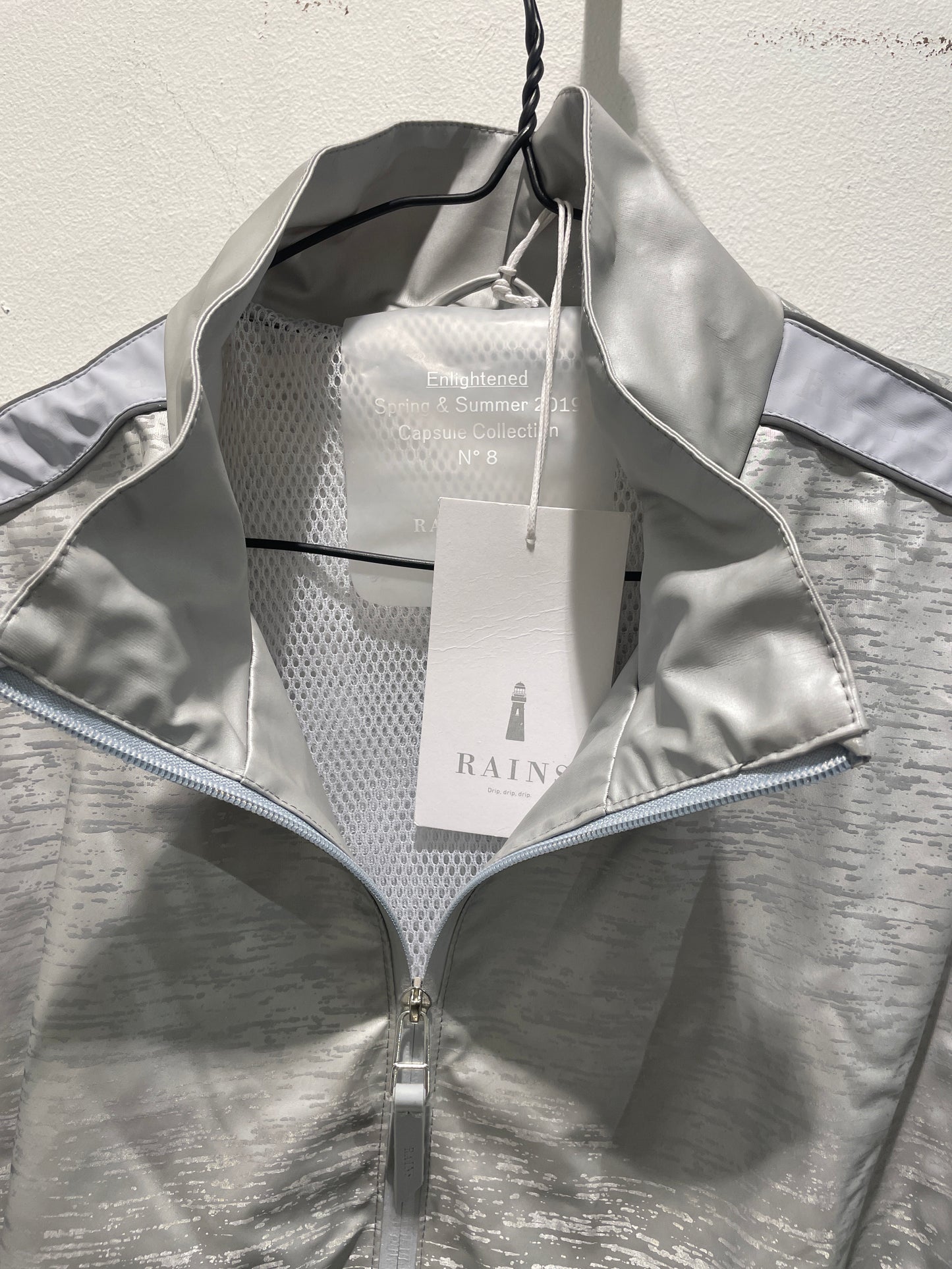 Rains - Raincoat - silver - oversized XS/S - Medinas Wardrobe