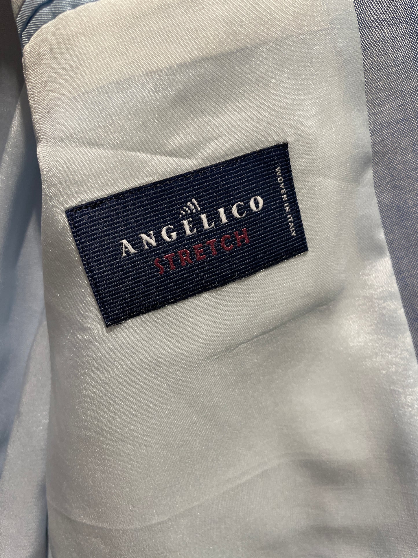 Sand Copenhagen Light Blue Seersucker Blazer (Angelico Fabric) -