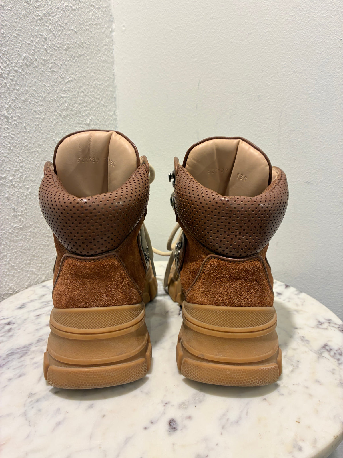 Gucci Boots – Brown with Chunky Soles - 39