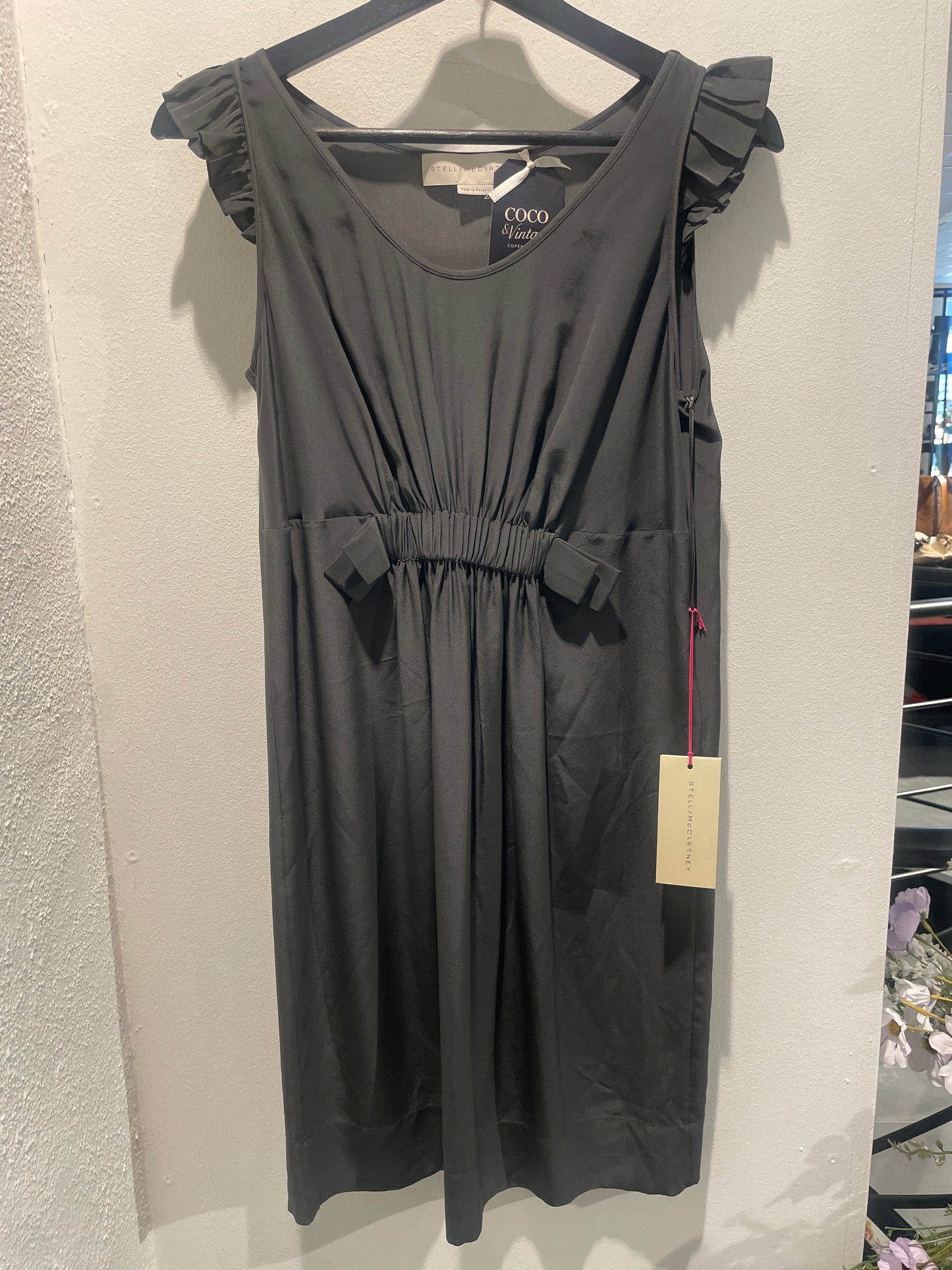 Stella McCartney - grey silk dress - EU36