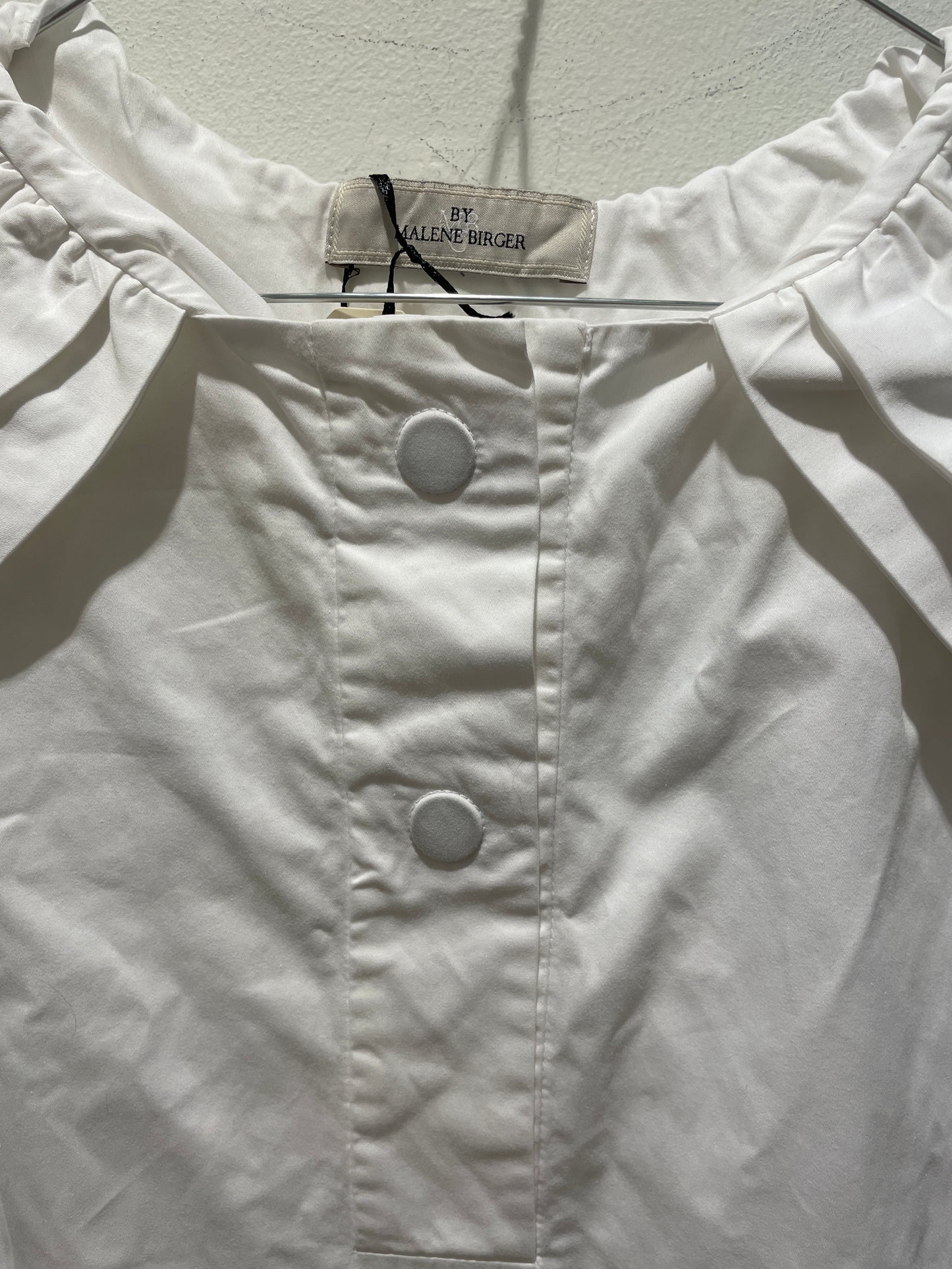 Classic White Poplin Dress from By Malene Birger - XS-S