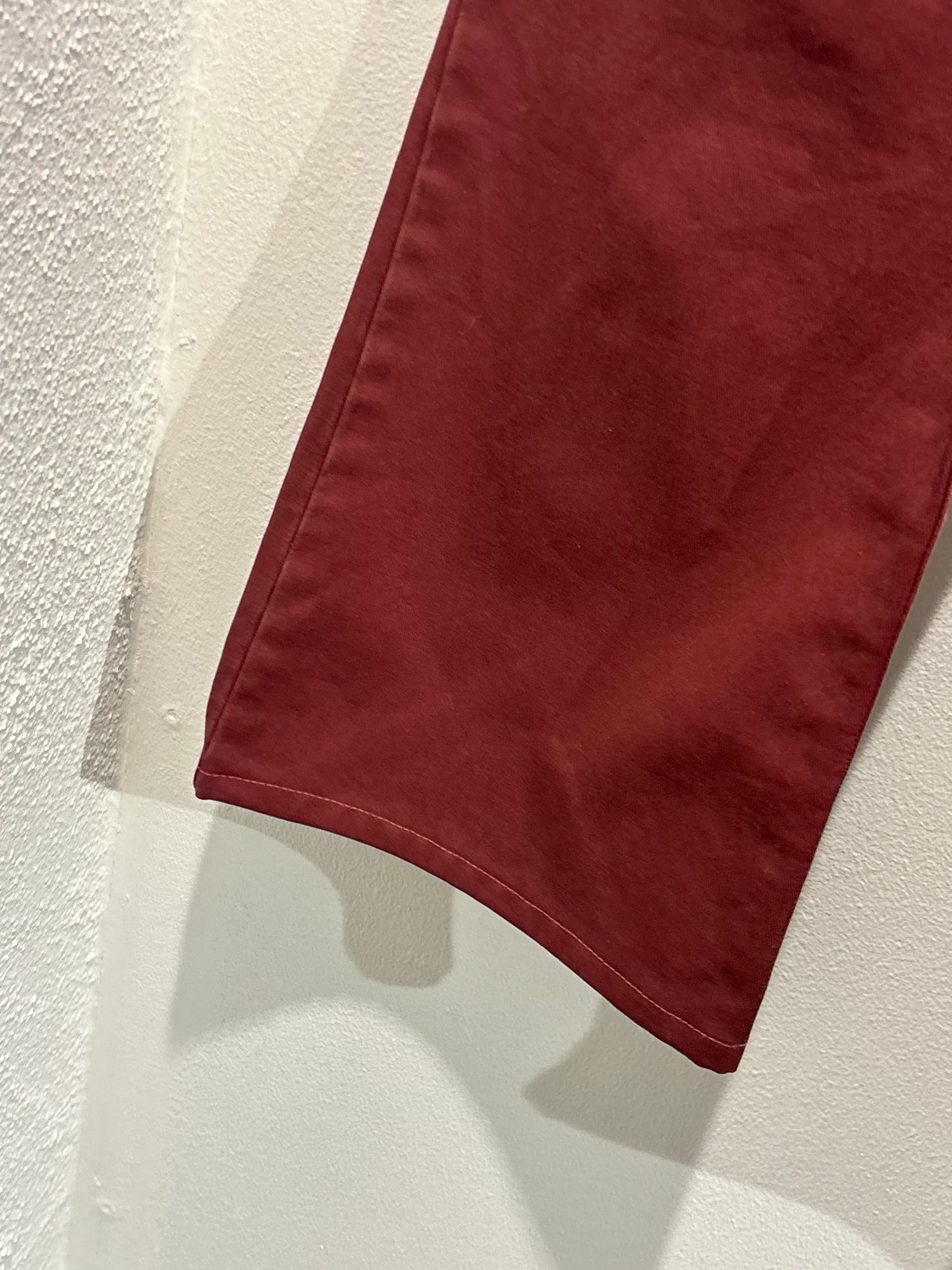 Chanel Jeans – Denim & Leather Trim in Bordeaux & Purple - EU 36
