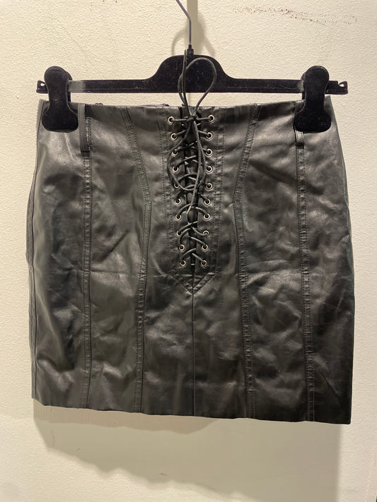 Nasty Gal - Leather skirt - Black - S - Medinas Wardrobe