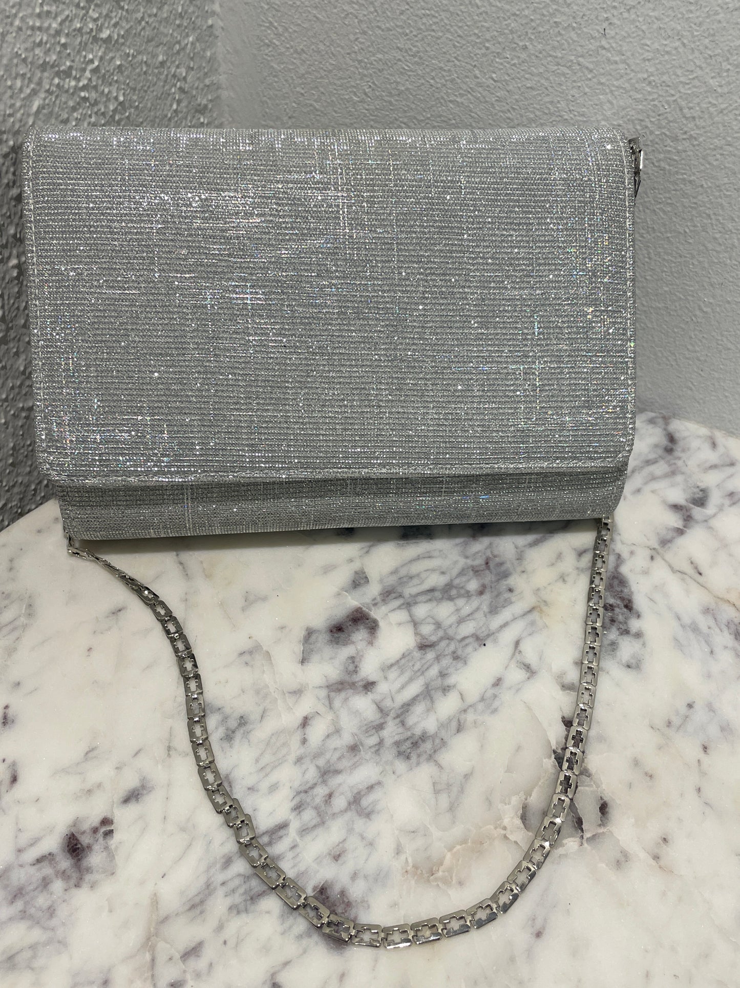 Rainbow Club Shimmer Envelope Clutch