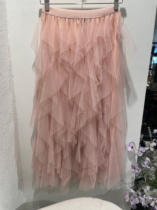 Multi-tiered tulle skirt - one size