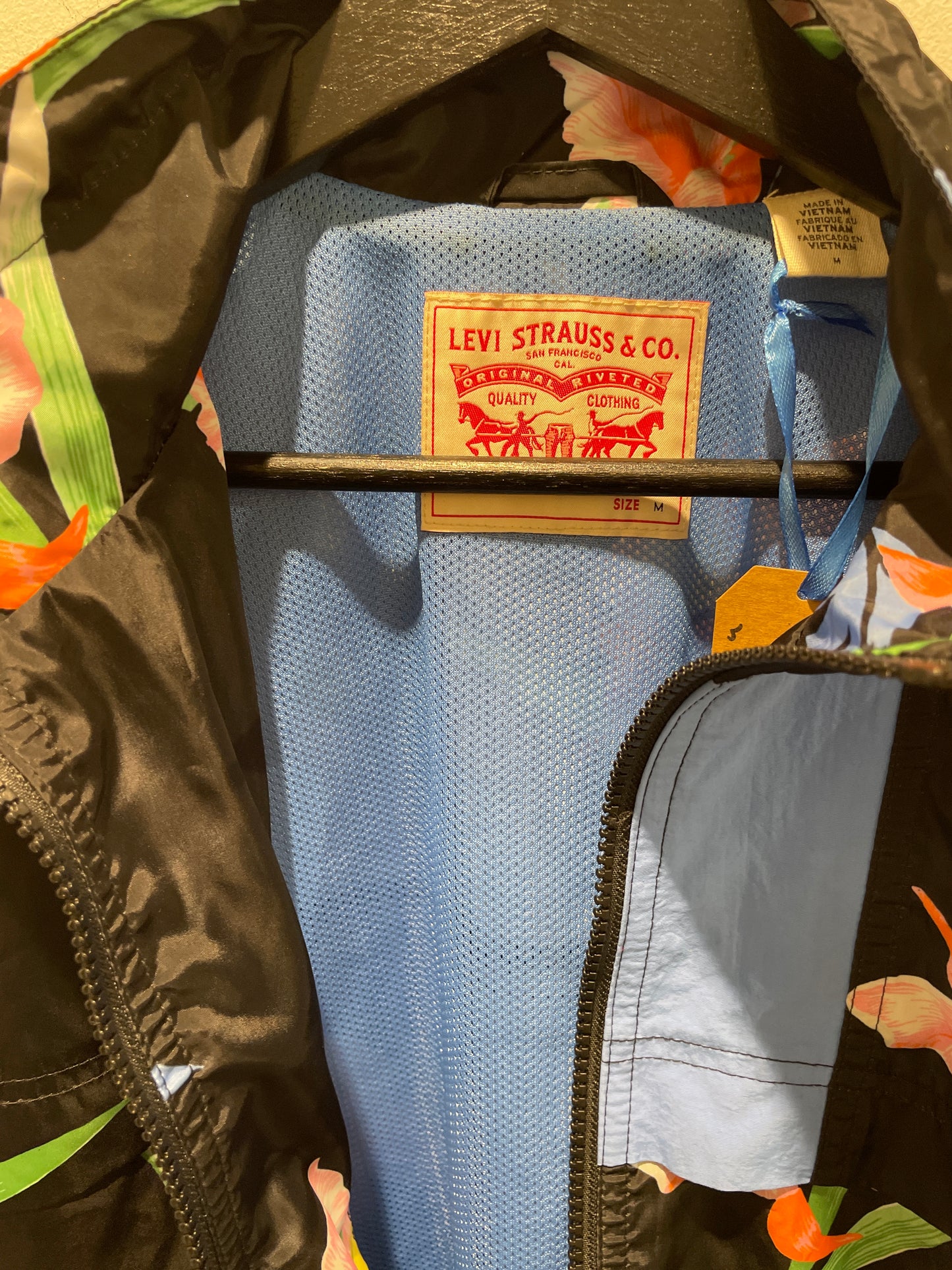 Levi's Celeste windbreaker - 80's tropic - M
