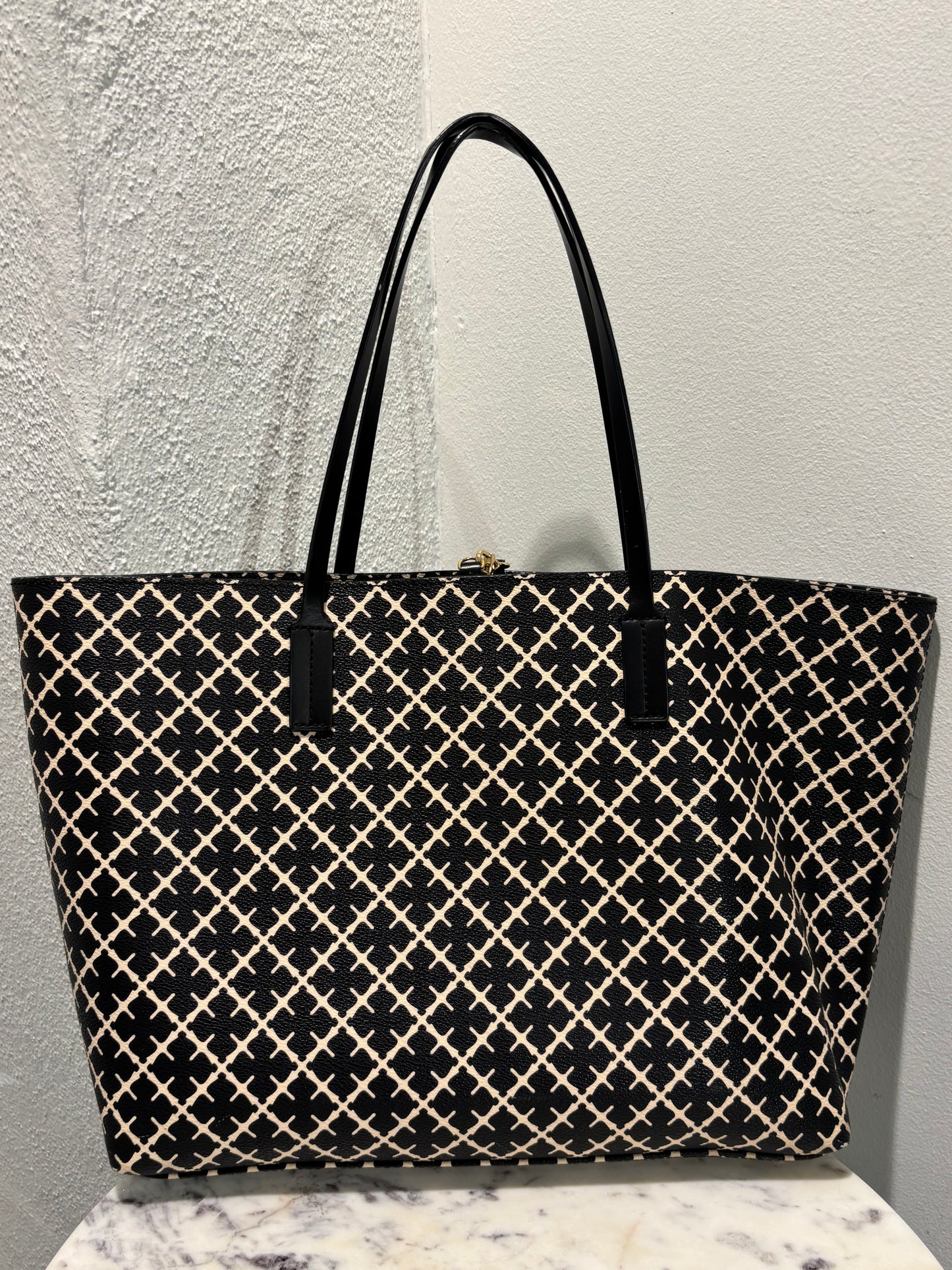 Malene Birger - Tote - Black Monogram - Medinas Wardrobe