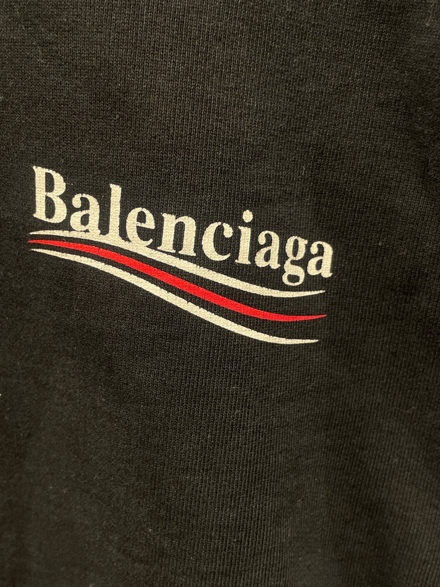 Balenciaga - Logo Sweatshirt - Black - Medinas Wardrobe - M