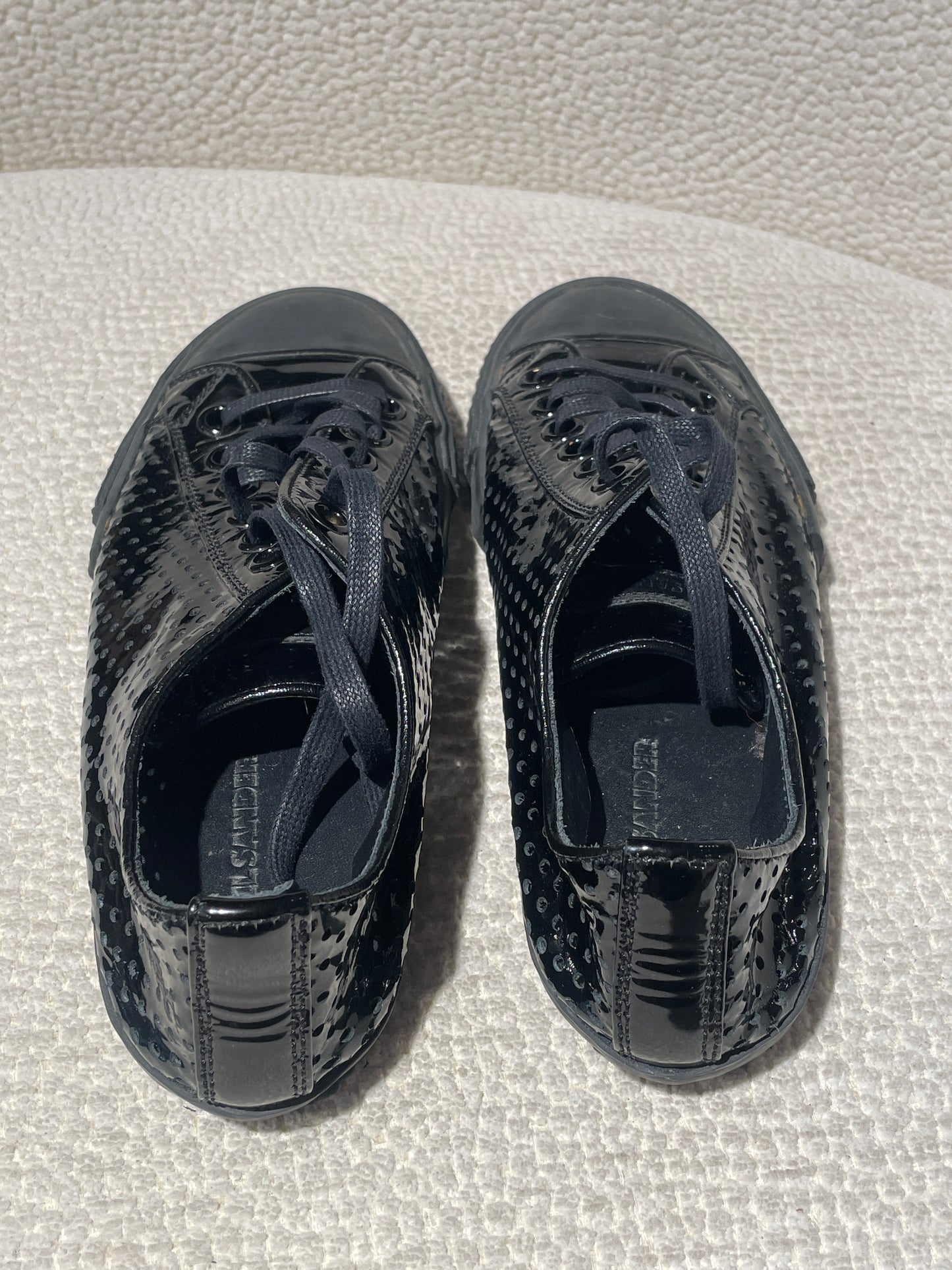 Jil Sanders Sneakers  – Black patent leather - 38
