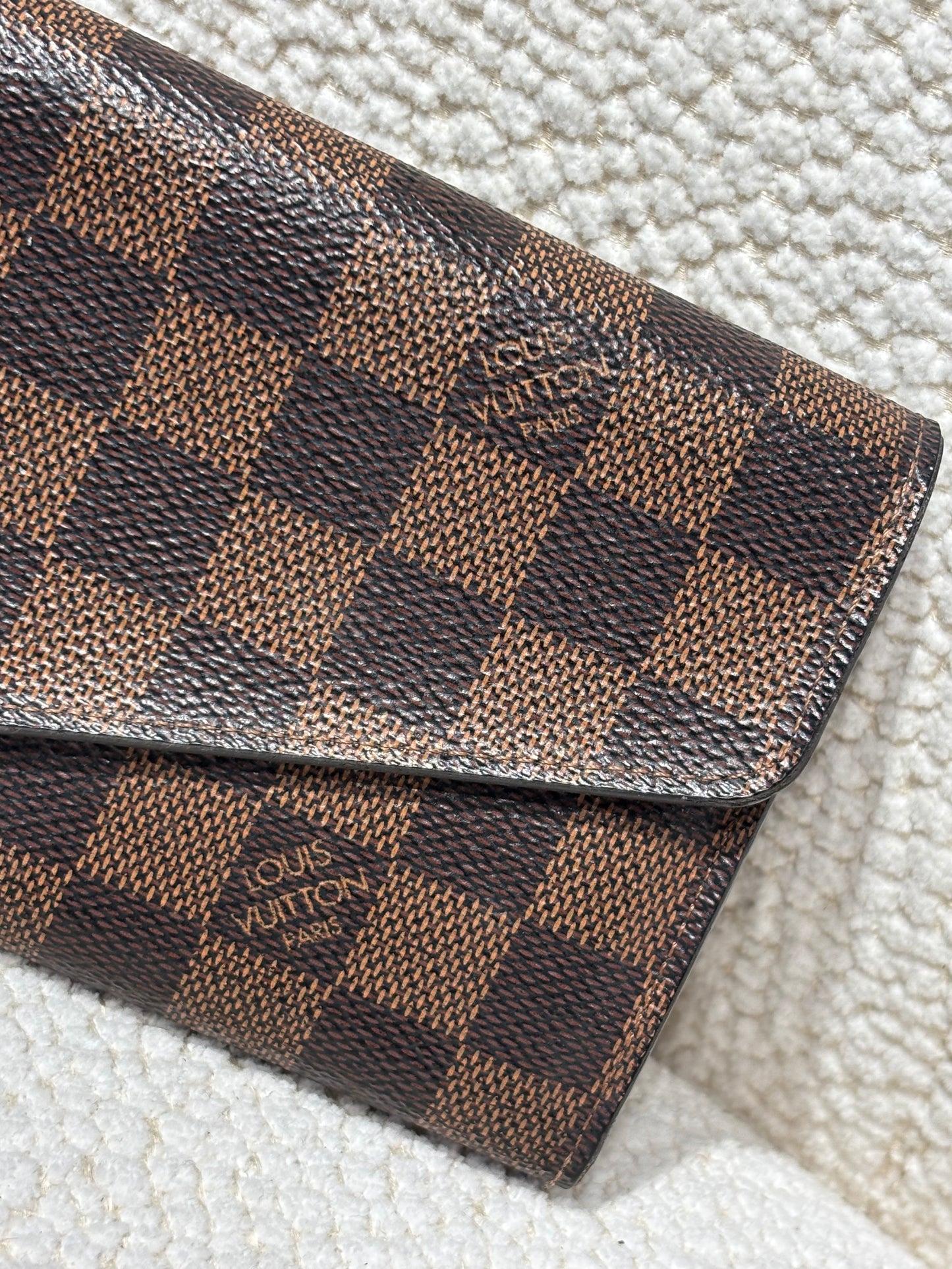 Louis Vuitton Wallet – Damier Ebene Canvas in Brown