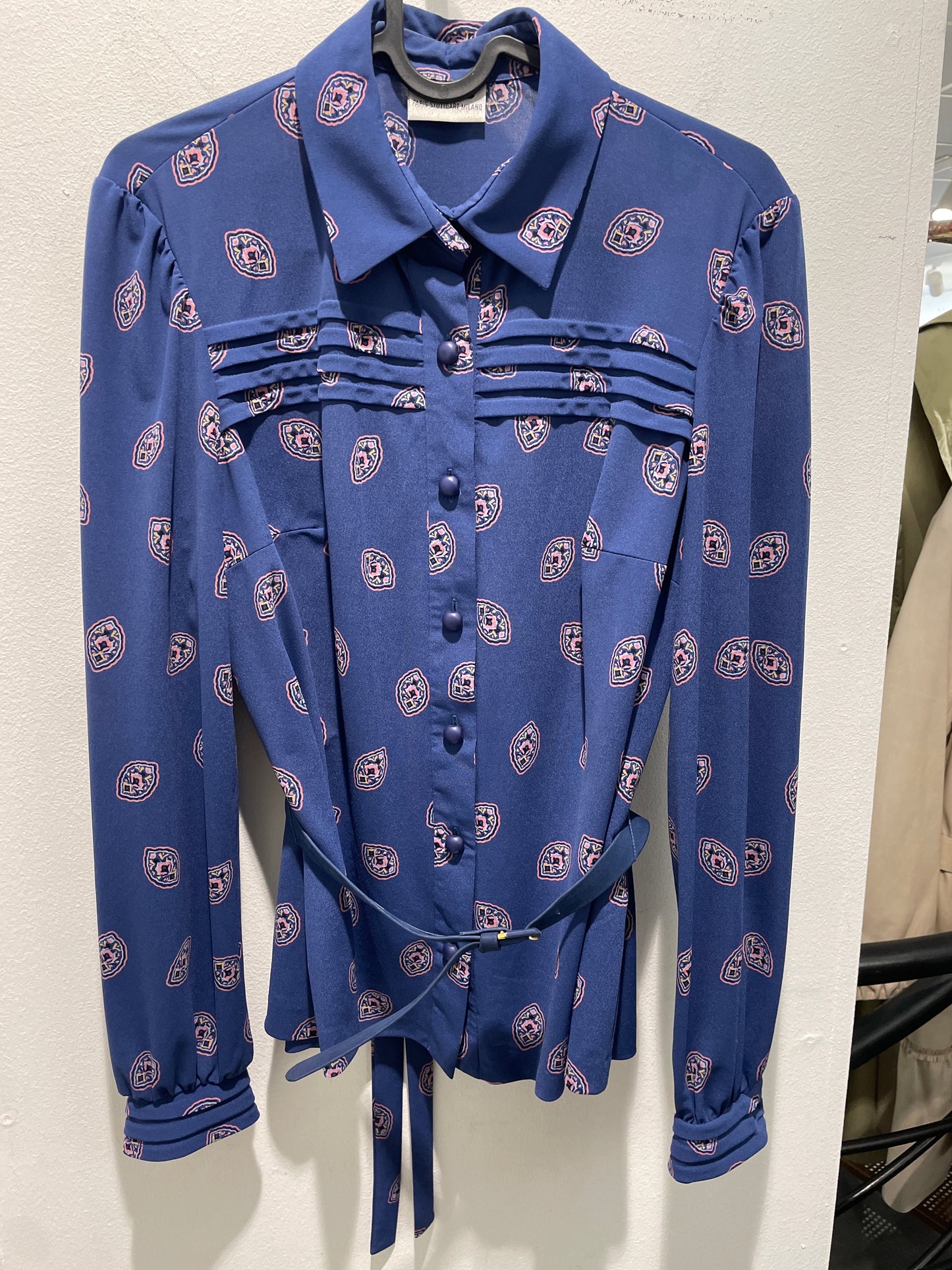 Bleyle Geometric Print Pussy-Bow Blouse - EU40