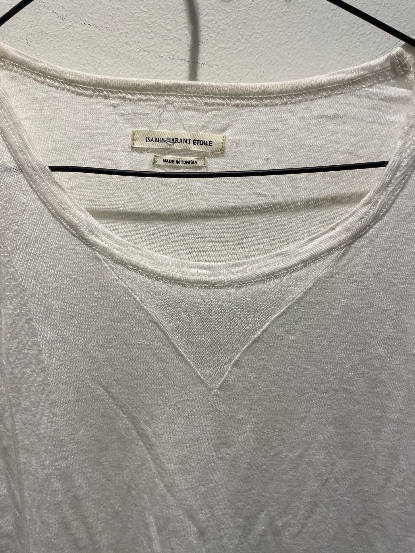 Isabel Marant Etoile - white top - oversized (Long) S - Medinas Wardrobe