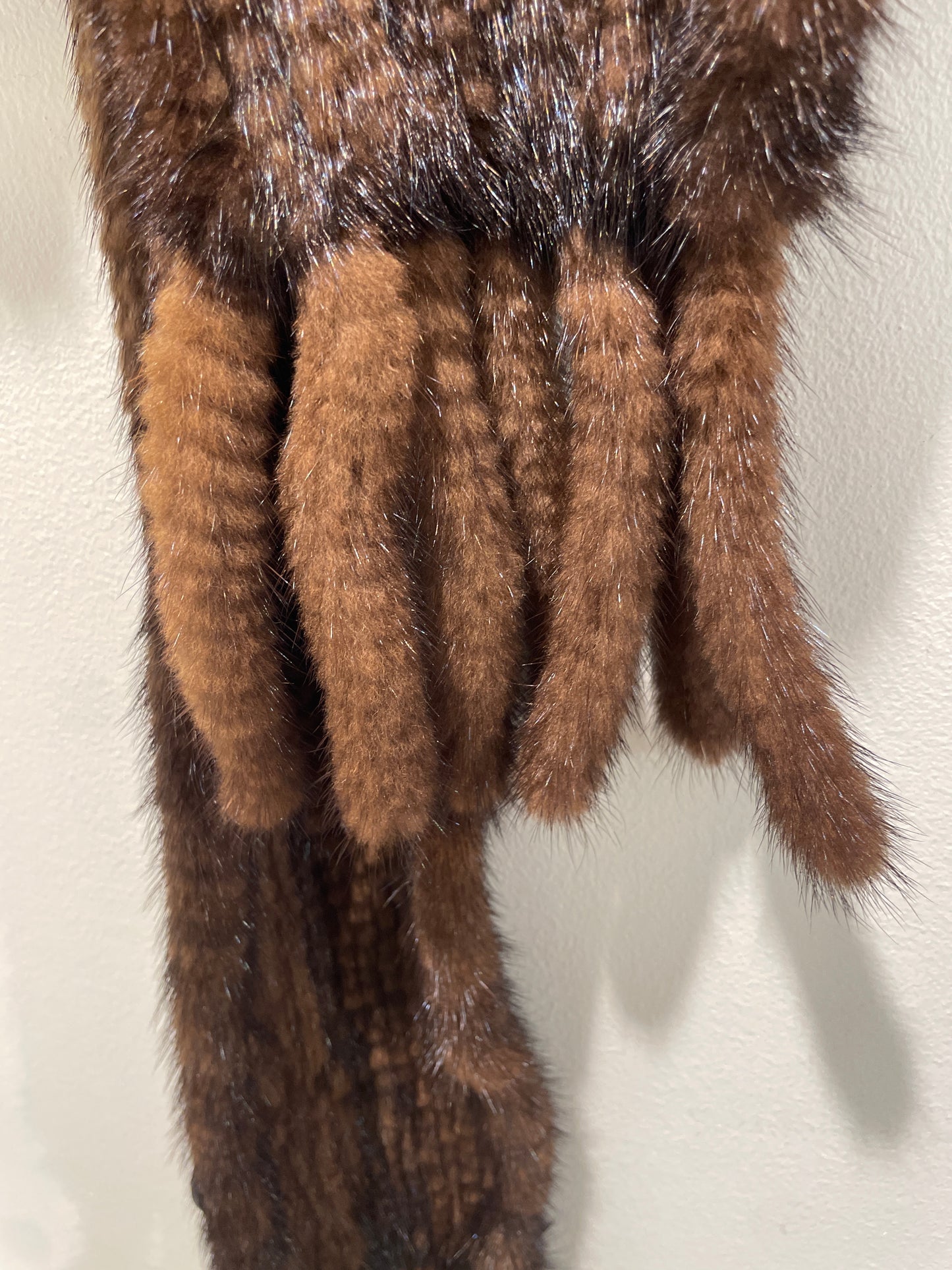 Mink tørklæde - 180 x 15 cm.